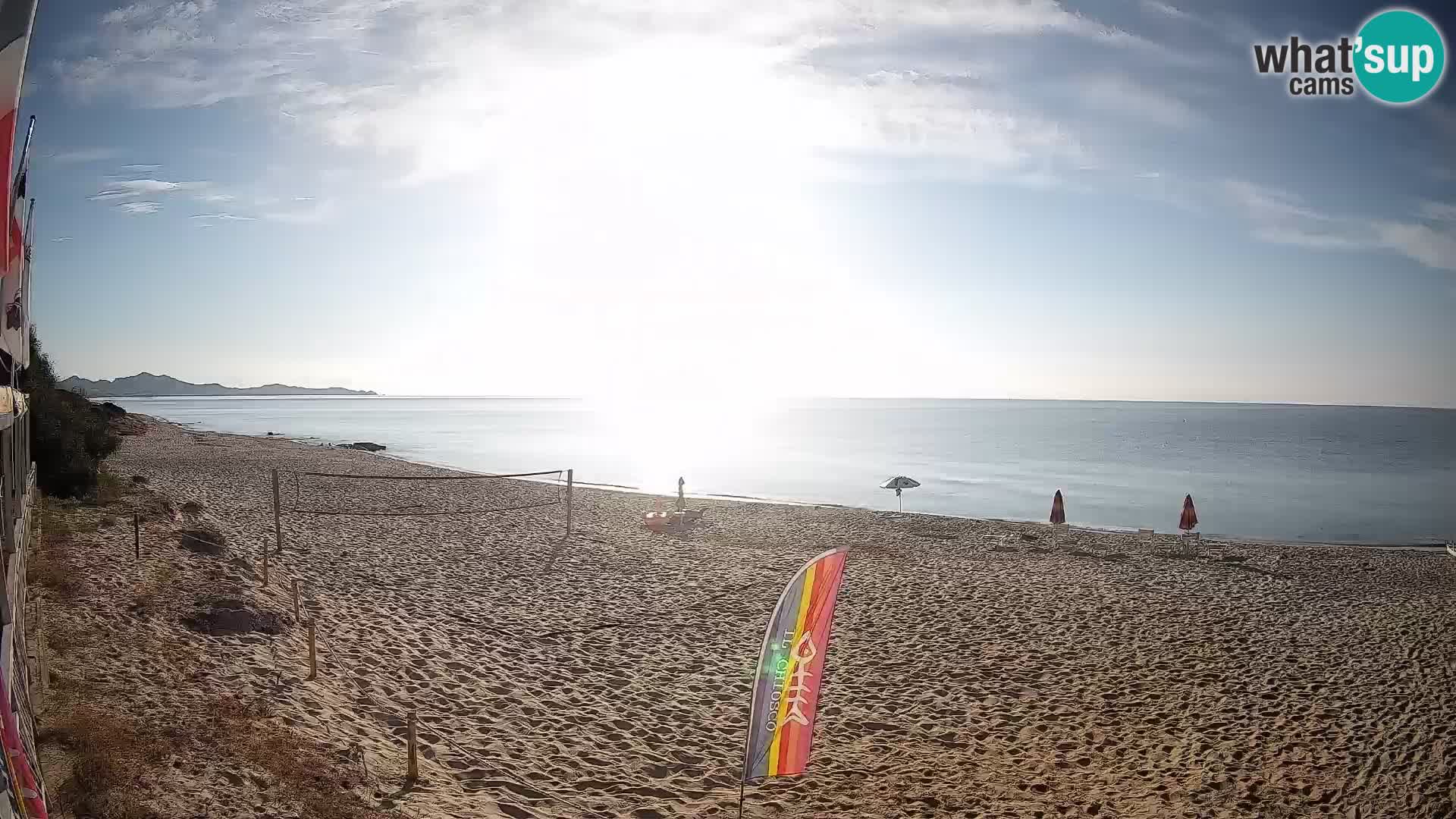 Webcam Piscina Rei – Vista live da Costa Rei, Muravera
