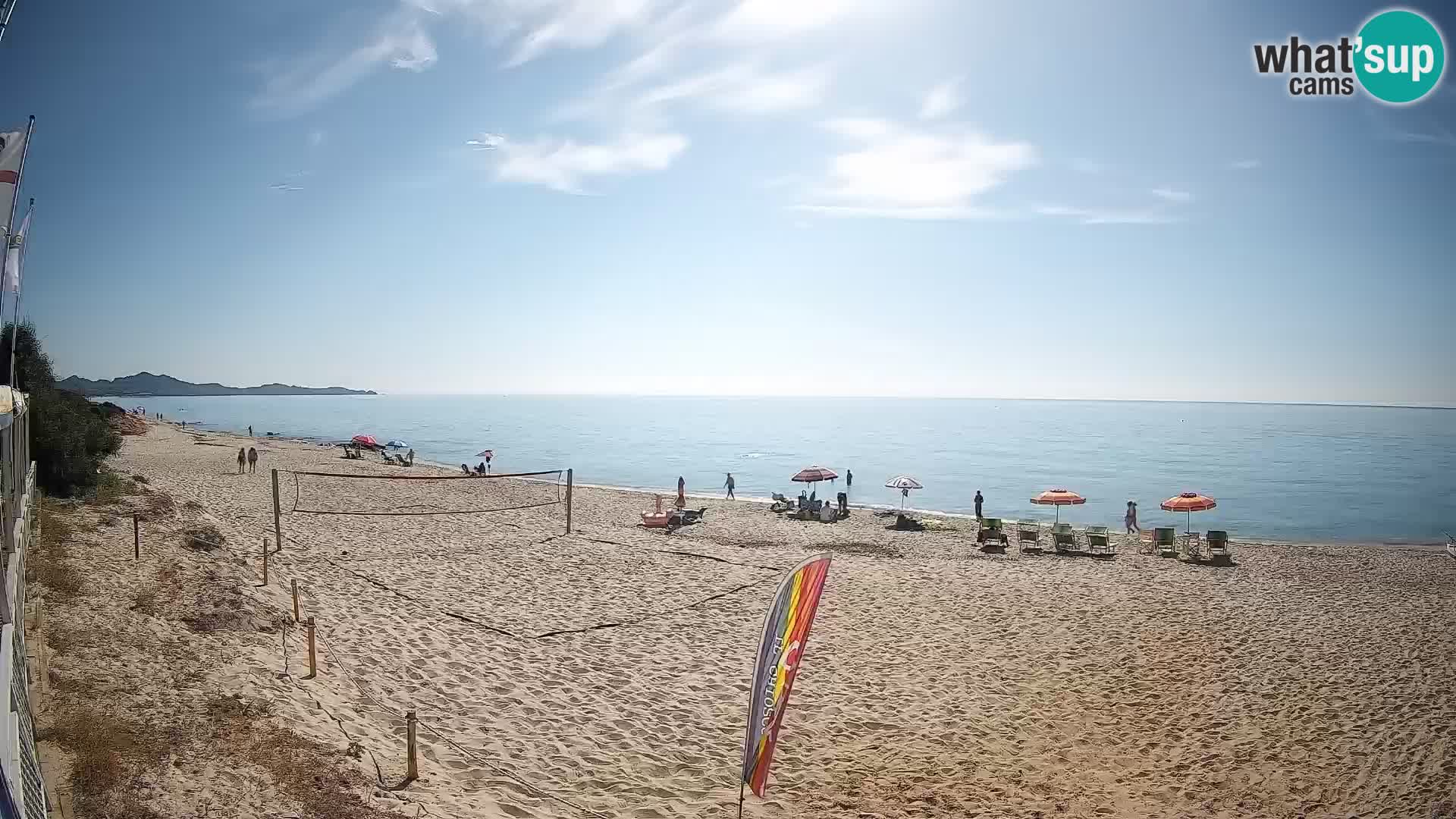 Webcam Piscina Rei – Vista live da Costa Rei, Muravera