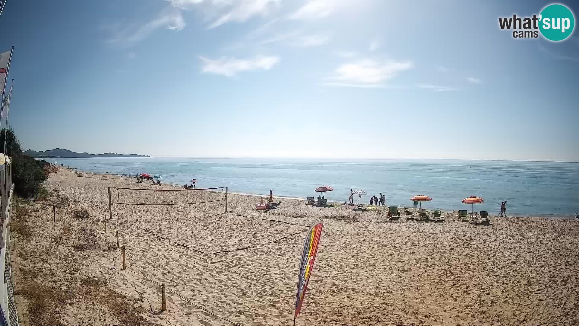 Webcam Piscina Rei – Vista live da Costa Rei, Muravera
