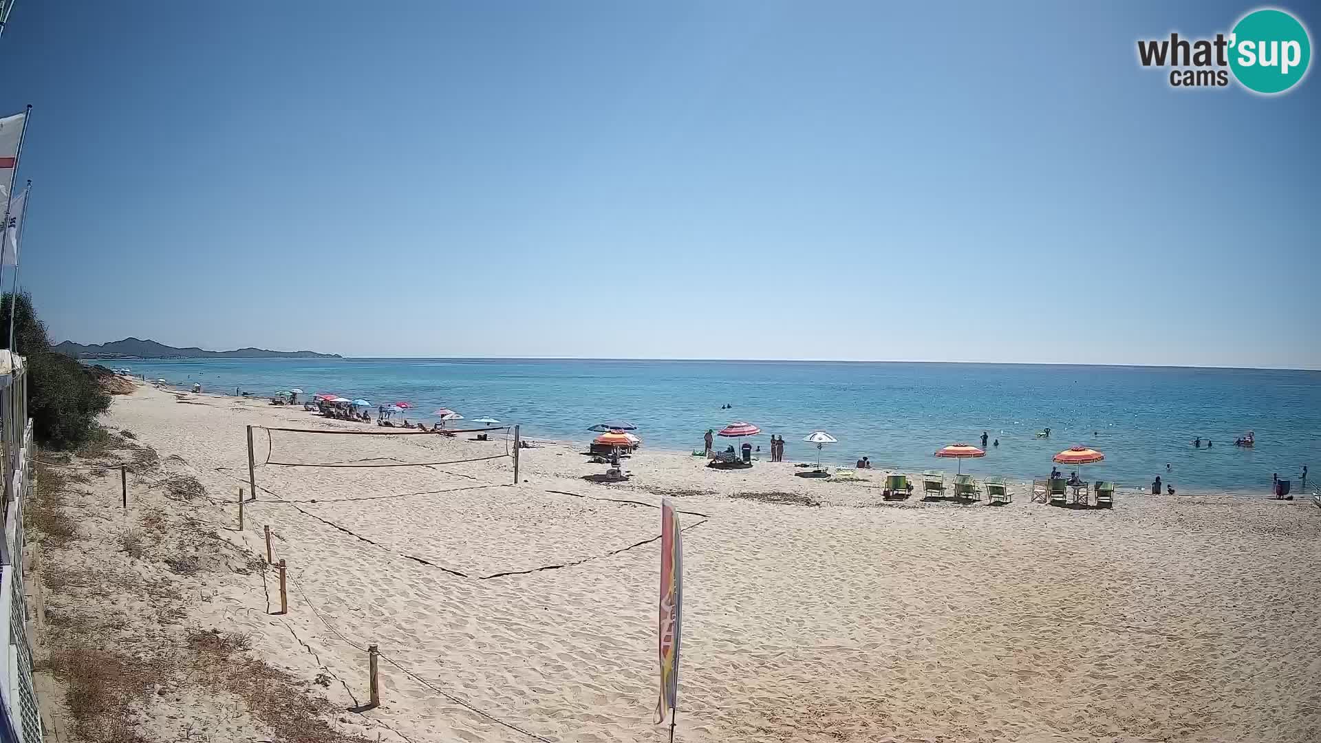 Web kamera Piscina Rei – Pogled uživo iz Costa Rei, Muravera