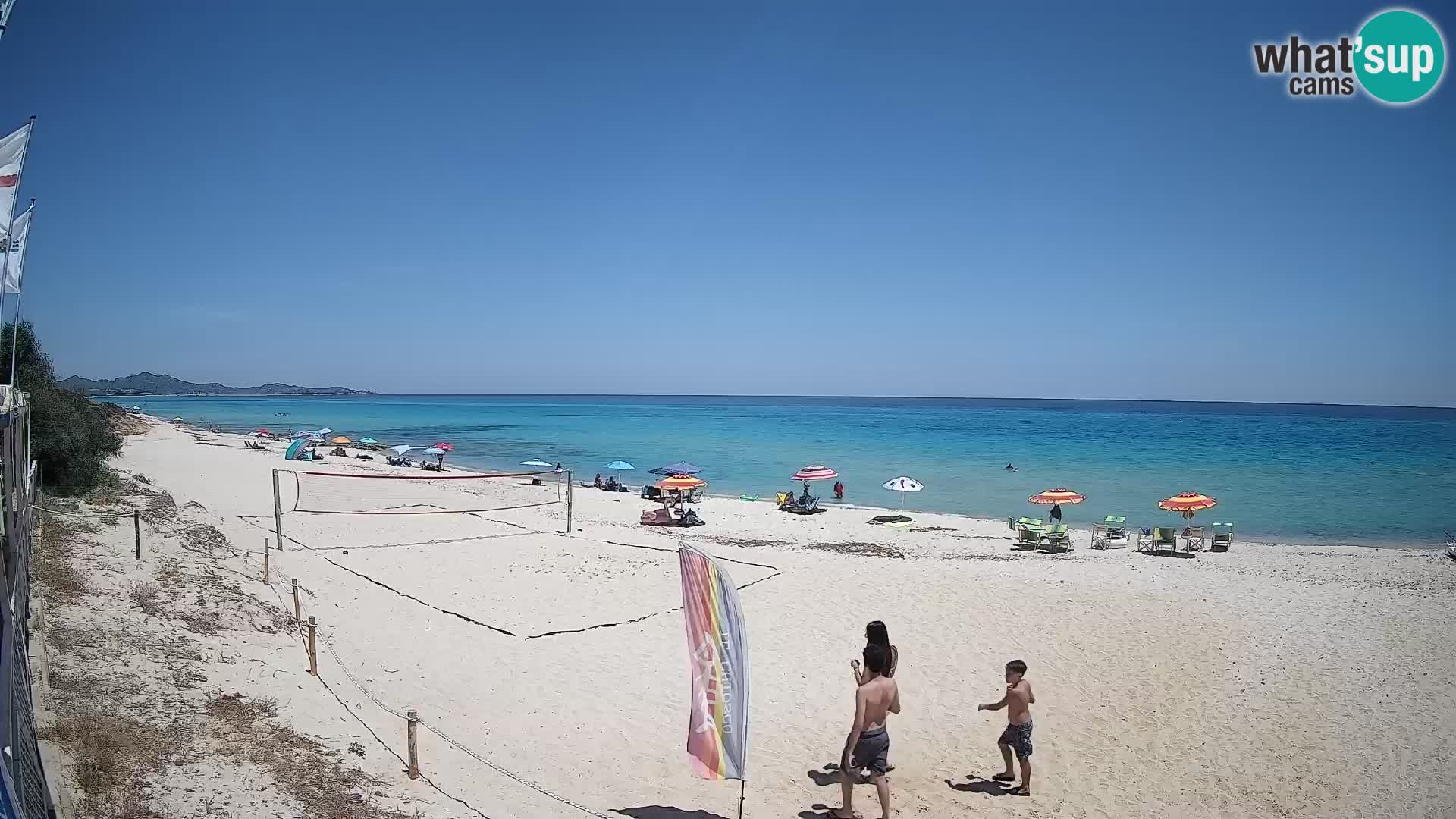 Web kamera Piscina Rei – Pogled uživo iz Costa Rei, Muravera