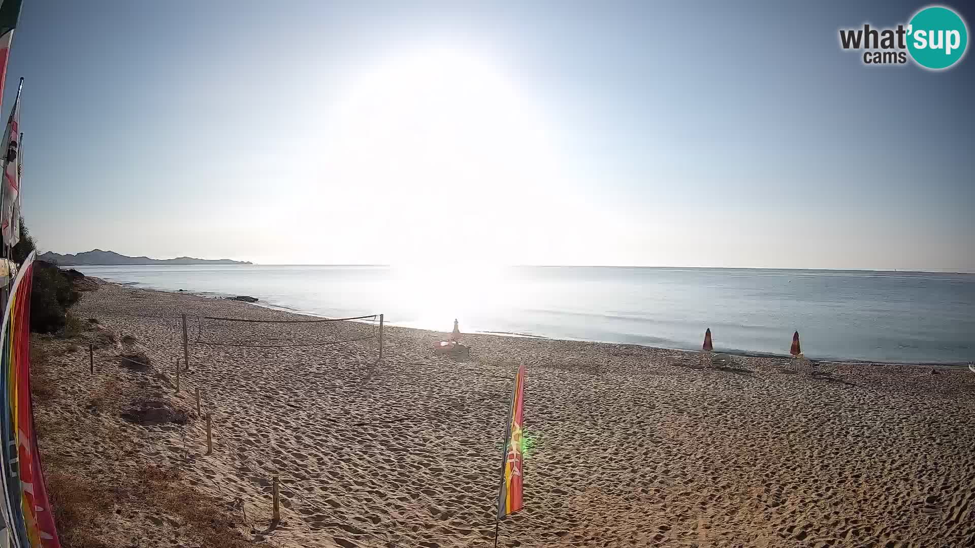 Webcam Piscina Rei – Vista live da Costa Rei, Muravera