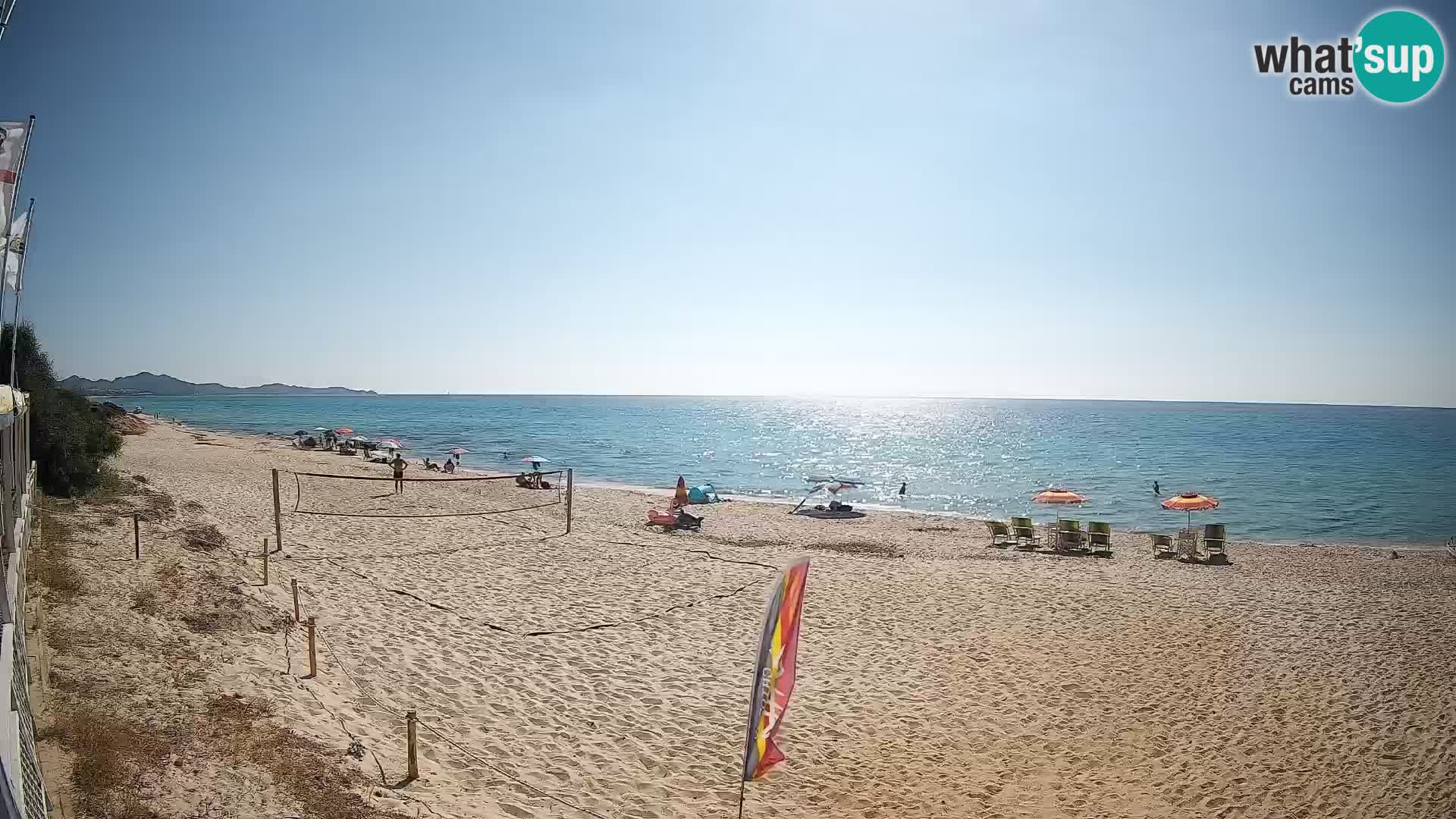 Web kamera Piscina Rei – Pogled uživo iz Costa Rei, Muravera