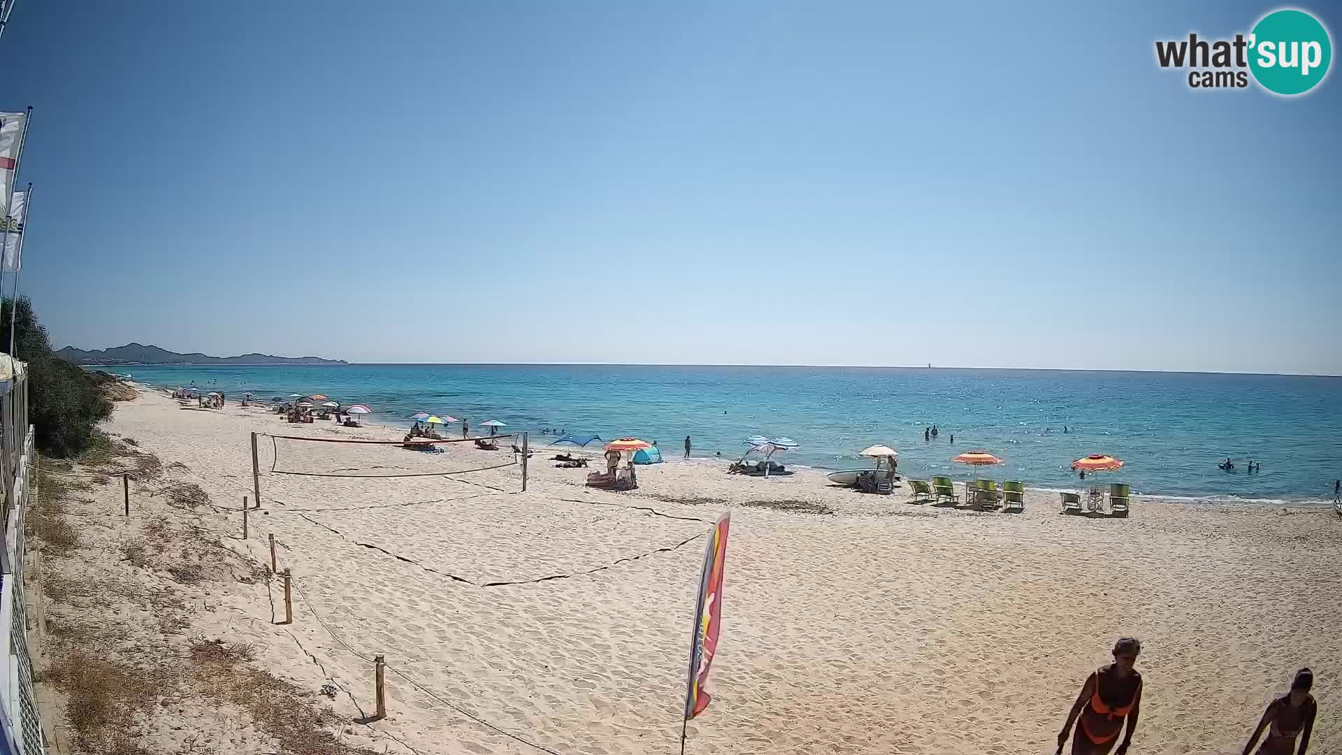 Web kamera Piscina Rei – Pogled uživo iz Costa Rei, Muravera
