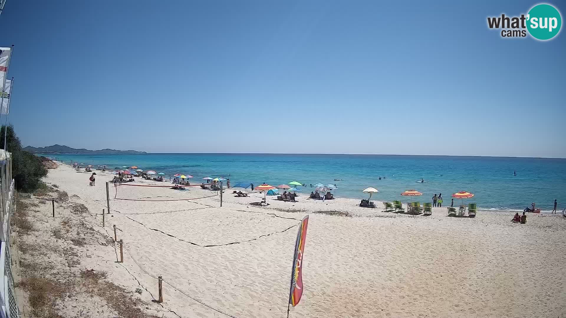Spletna kamera Piscina Rei – Pogled v živo iz Costa Rei, Muravera