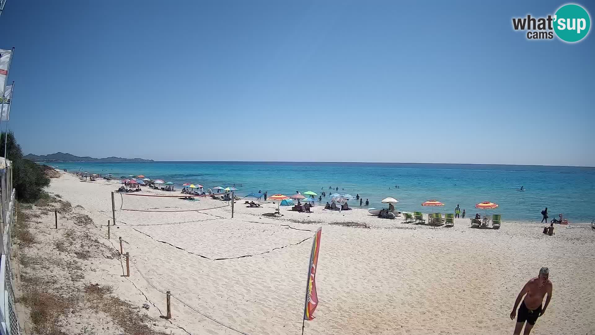 Webcam Piscina Rei – Vista en directo desde Costa Rei, Muravera