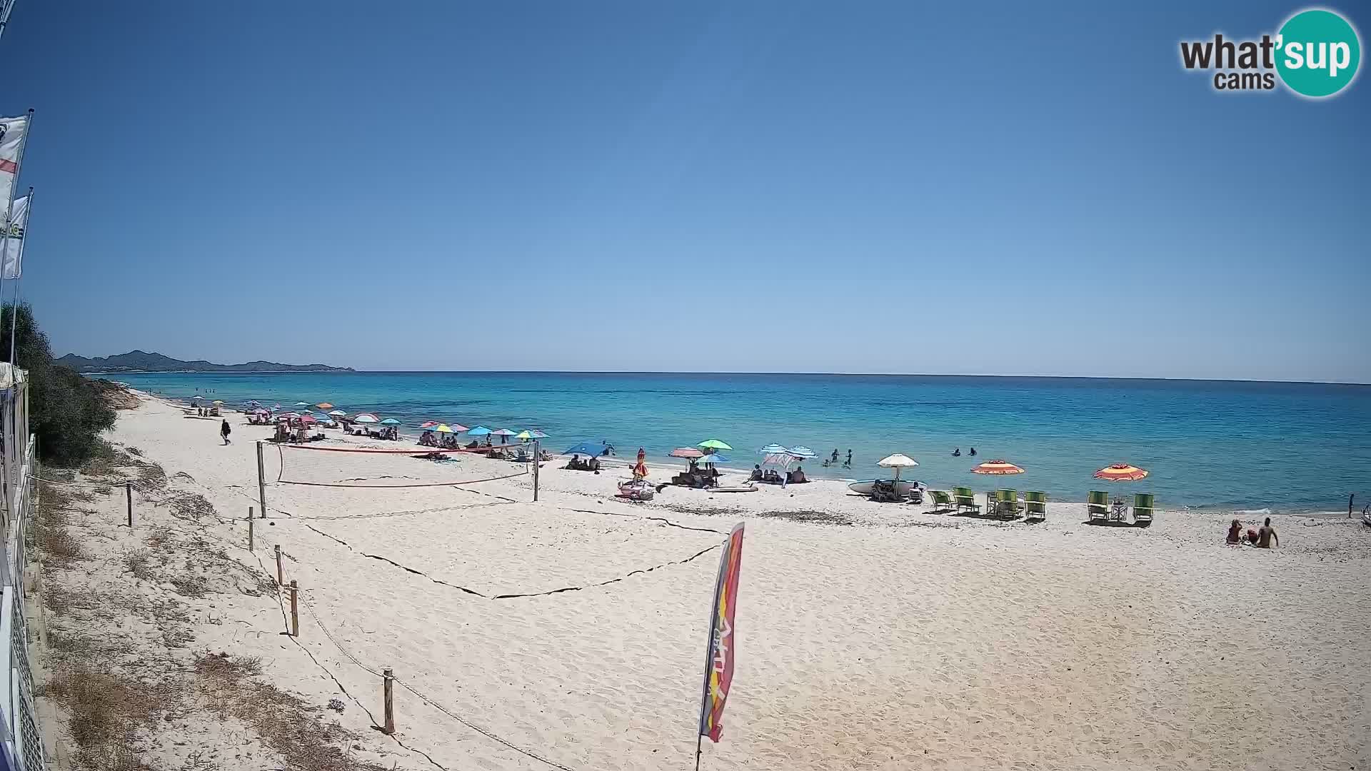 Web kamera Piscina Rei – Pogled uživo iz Costa Rei, Muravera