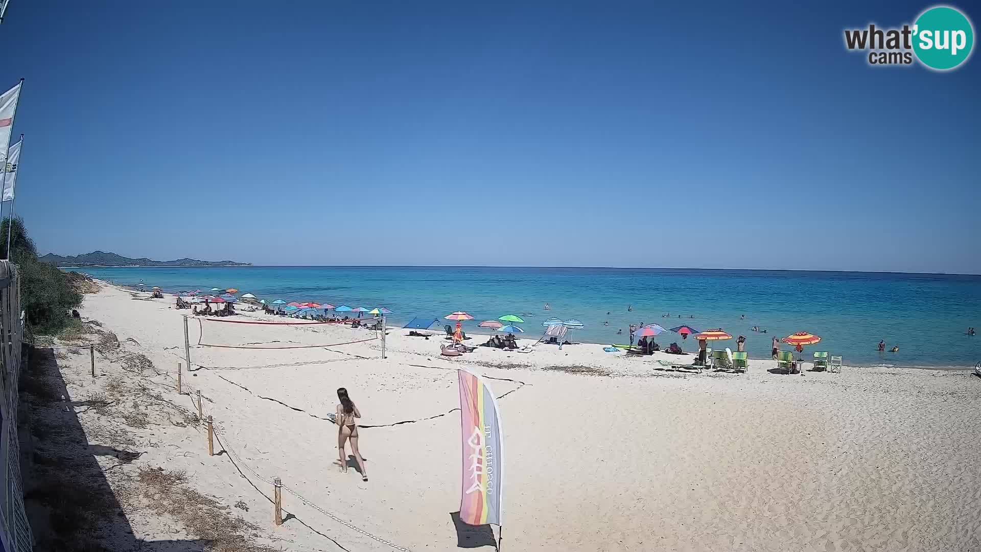 Webcam Piscina Rei – Vista live da Costa Rei, Muravera