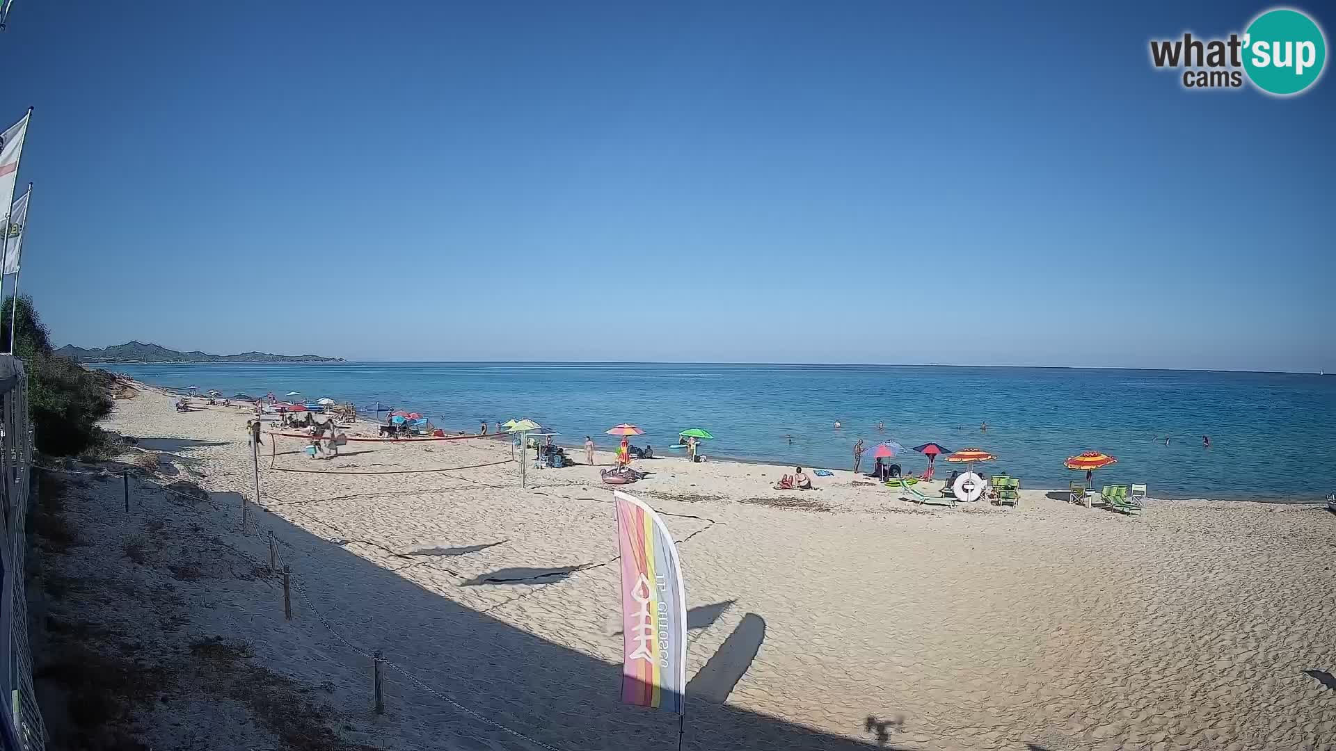 Webcam Piscina Rei – Vista live da Costa Rei, Muravera