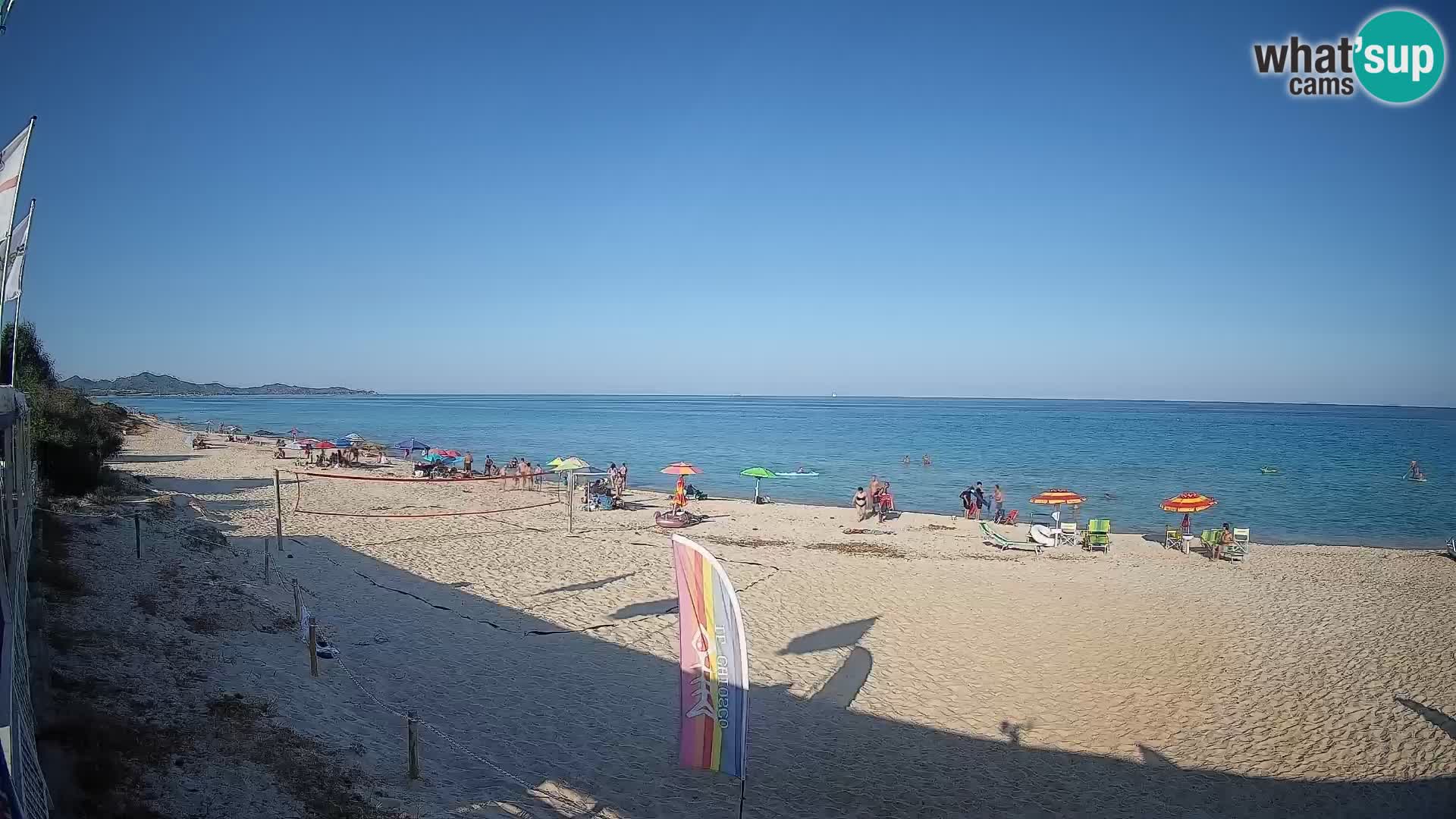 Webcam Piscina Rei – Vista live da Costa Rei, Muravera