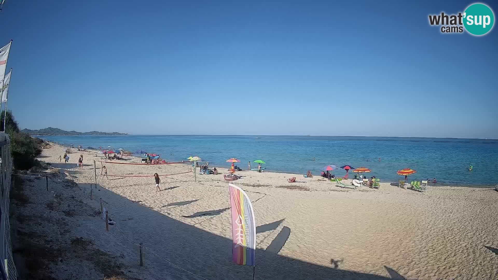 Webcam Piscina Rei – Vista en directo desde Costa Rei, Muravera
