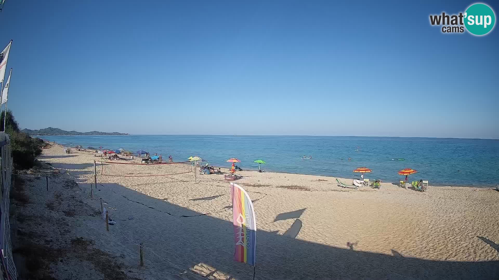 Spletna kamera Piscina Rei – Pogled v živo iz Costa Rei, Muravera