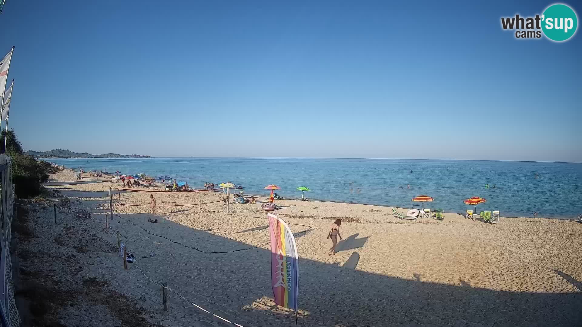 Webcam Piscina Rei – Vista en directo desde Costa Rei, Muravera