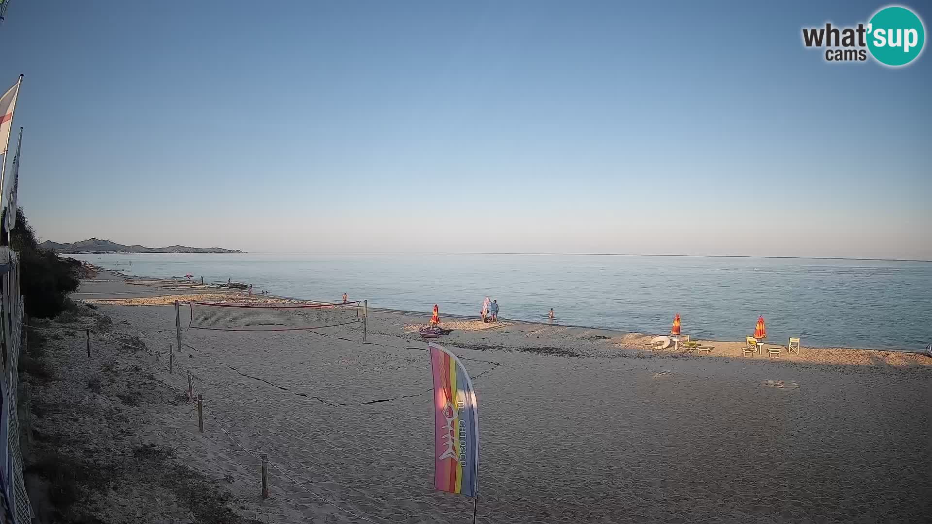 Webcam Piscina Rei – Vista live da Costa Rei, Muravera