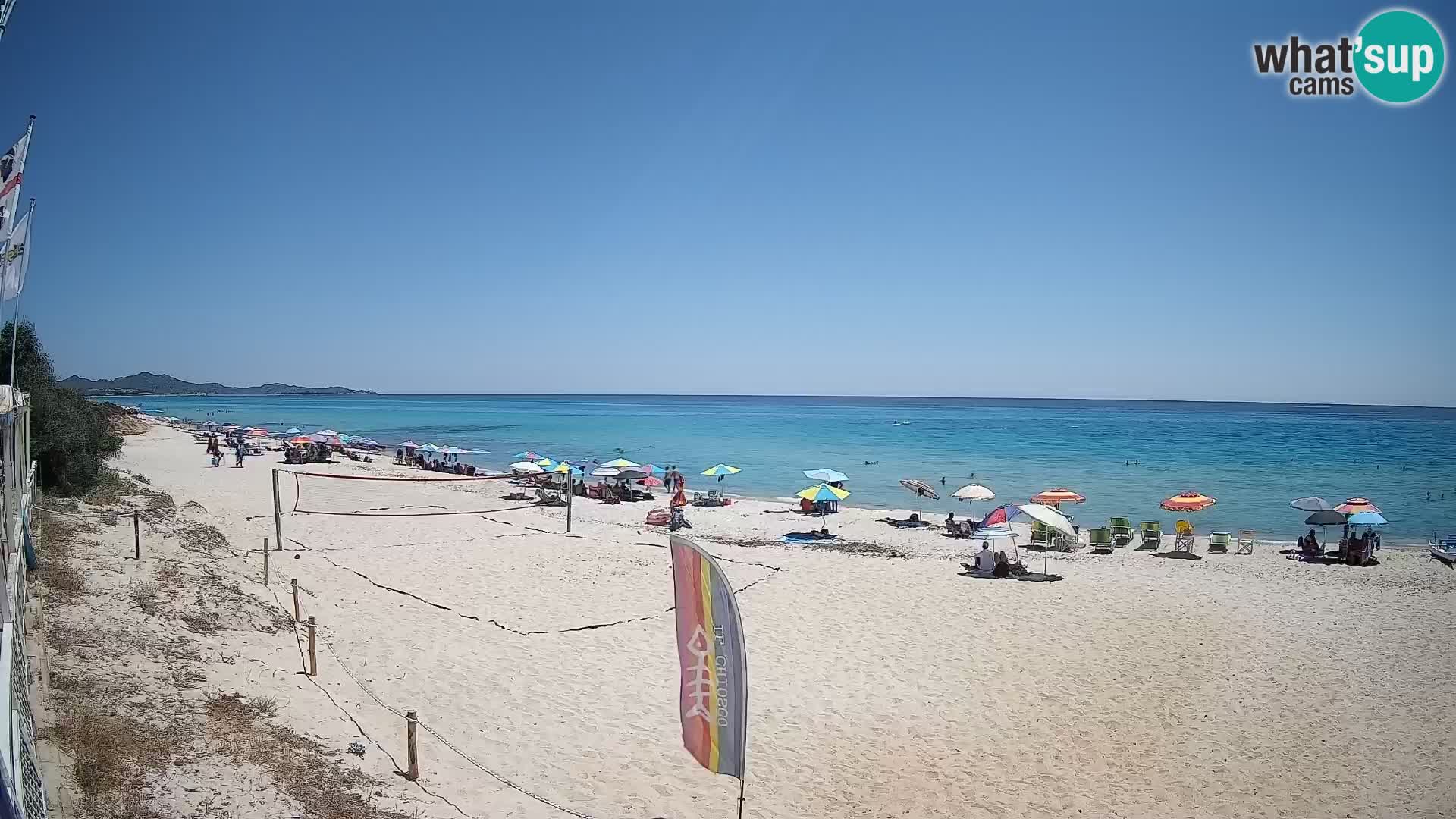 Spletna kamera Piscina Rei – Pogled v živo iz Costa Rei, Muravera