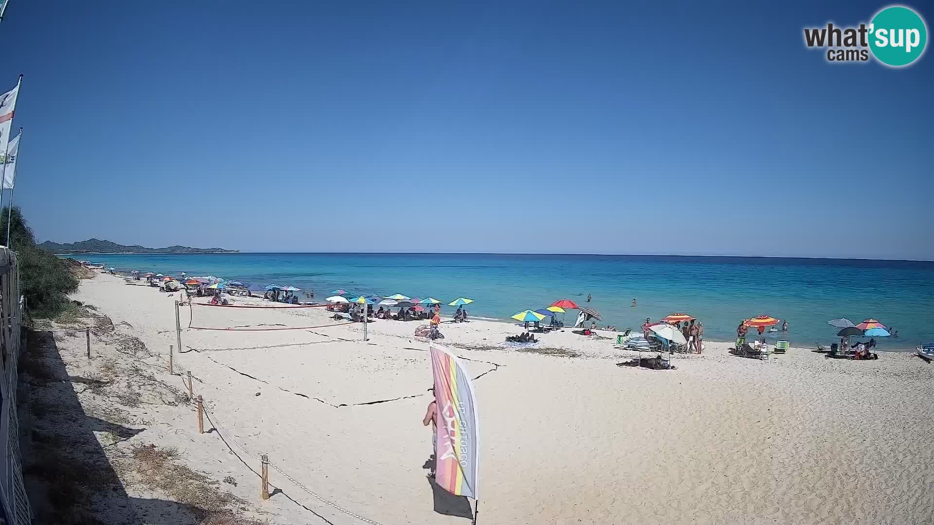 Webcam Piscina Rei – Vista live da Costa Rei, Muravera