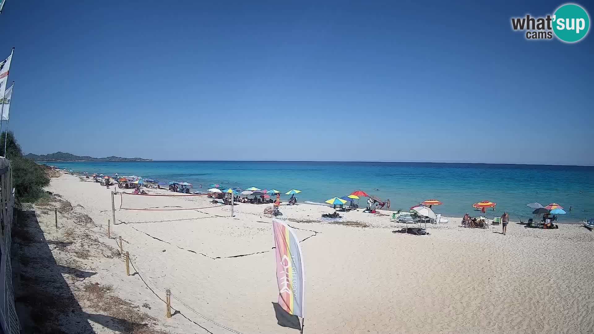 Spletna kamera Piscina Rei – Pogled v živo iz Costa Rei, Muravera