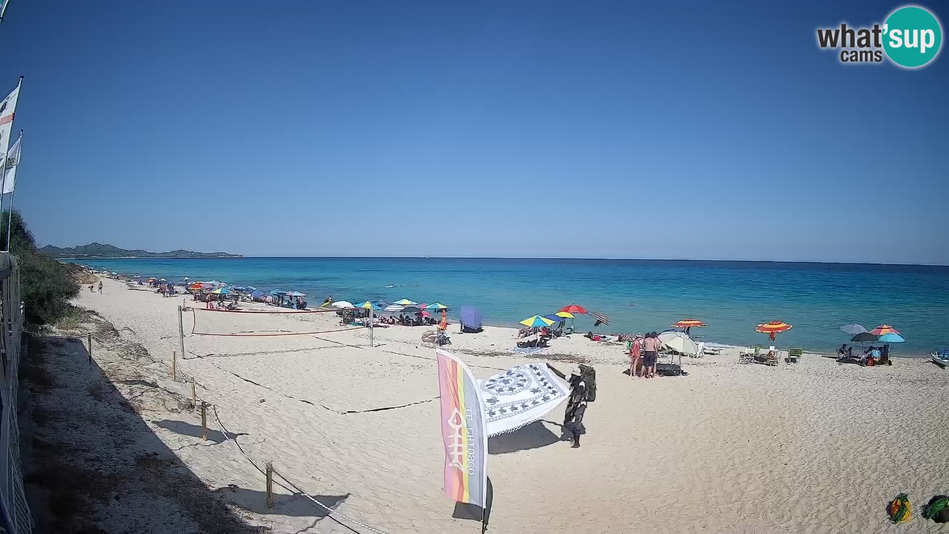 Webcam Piscina Rei – Vista live da Costa Rei, Muravera