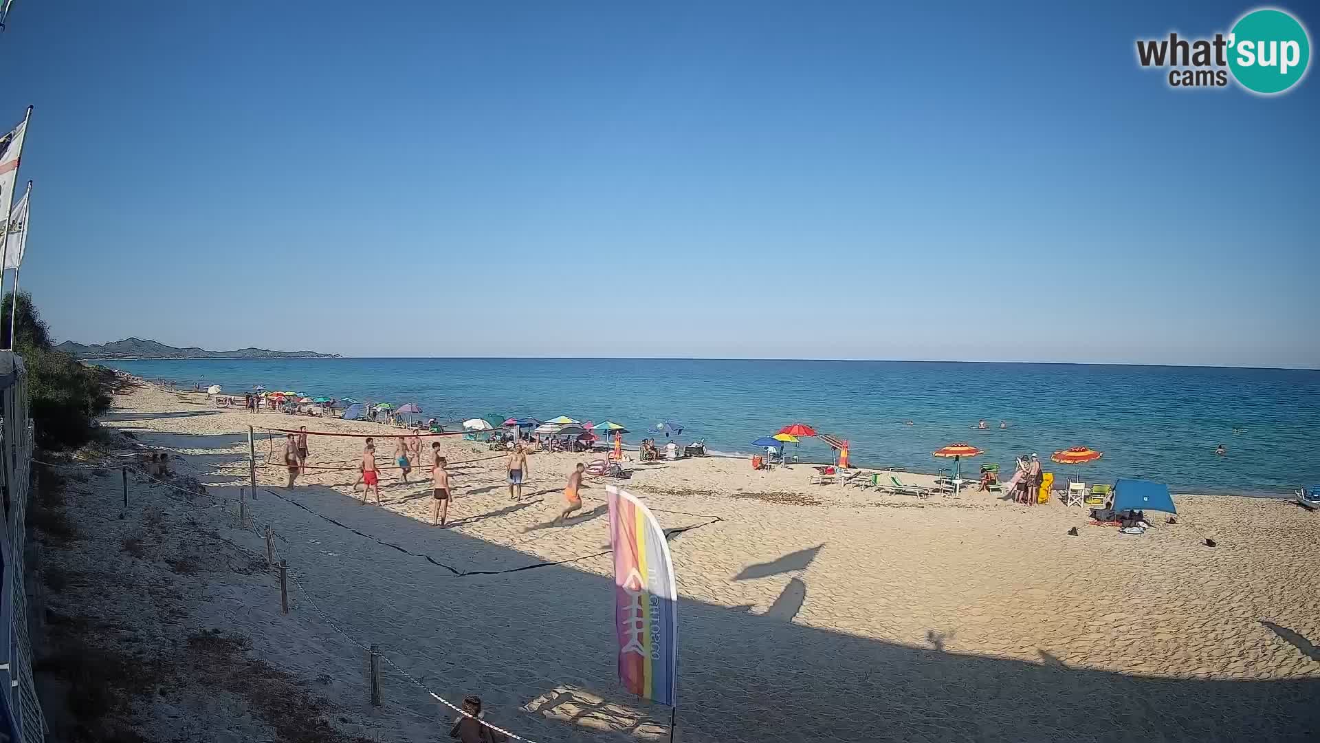 Webcam Piscina Rei – Vista live da Costa Rei, Muravera