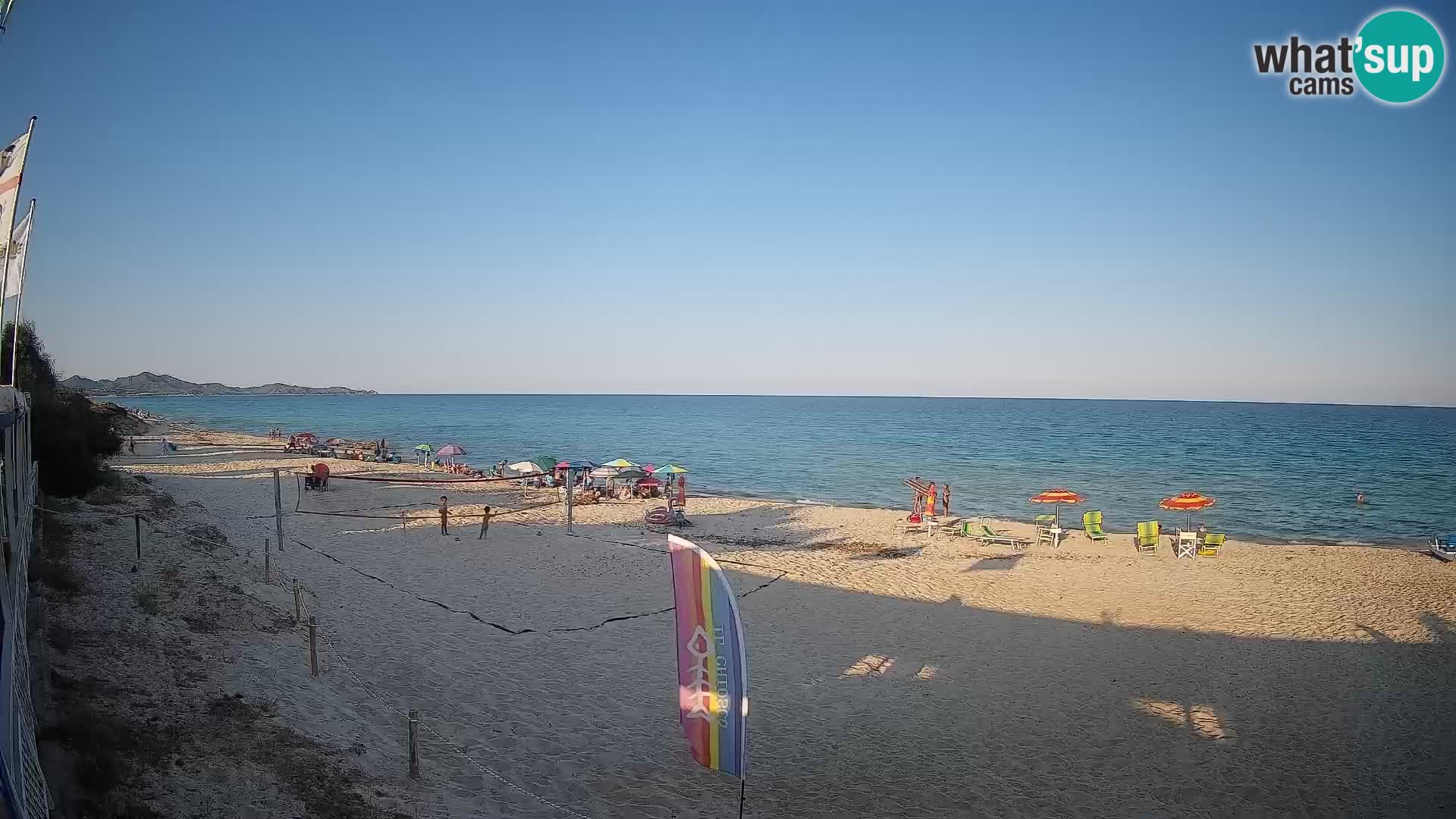 Webcam Piscina Rei – Vista live da Costa Rei, Muravera