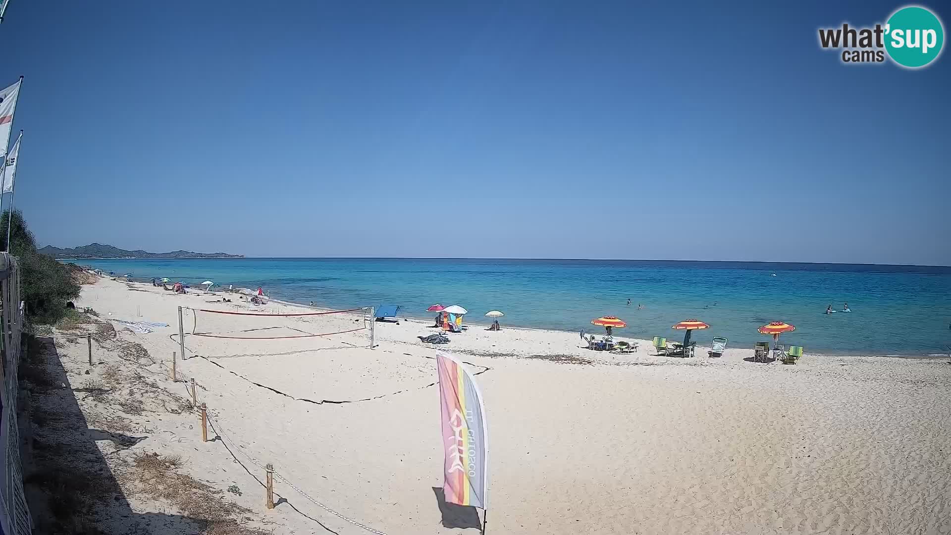 Spletna kamera Piscina Rei – Pogled v živo iz Costa Rei, Muravera