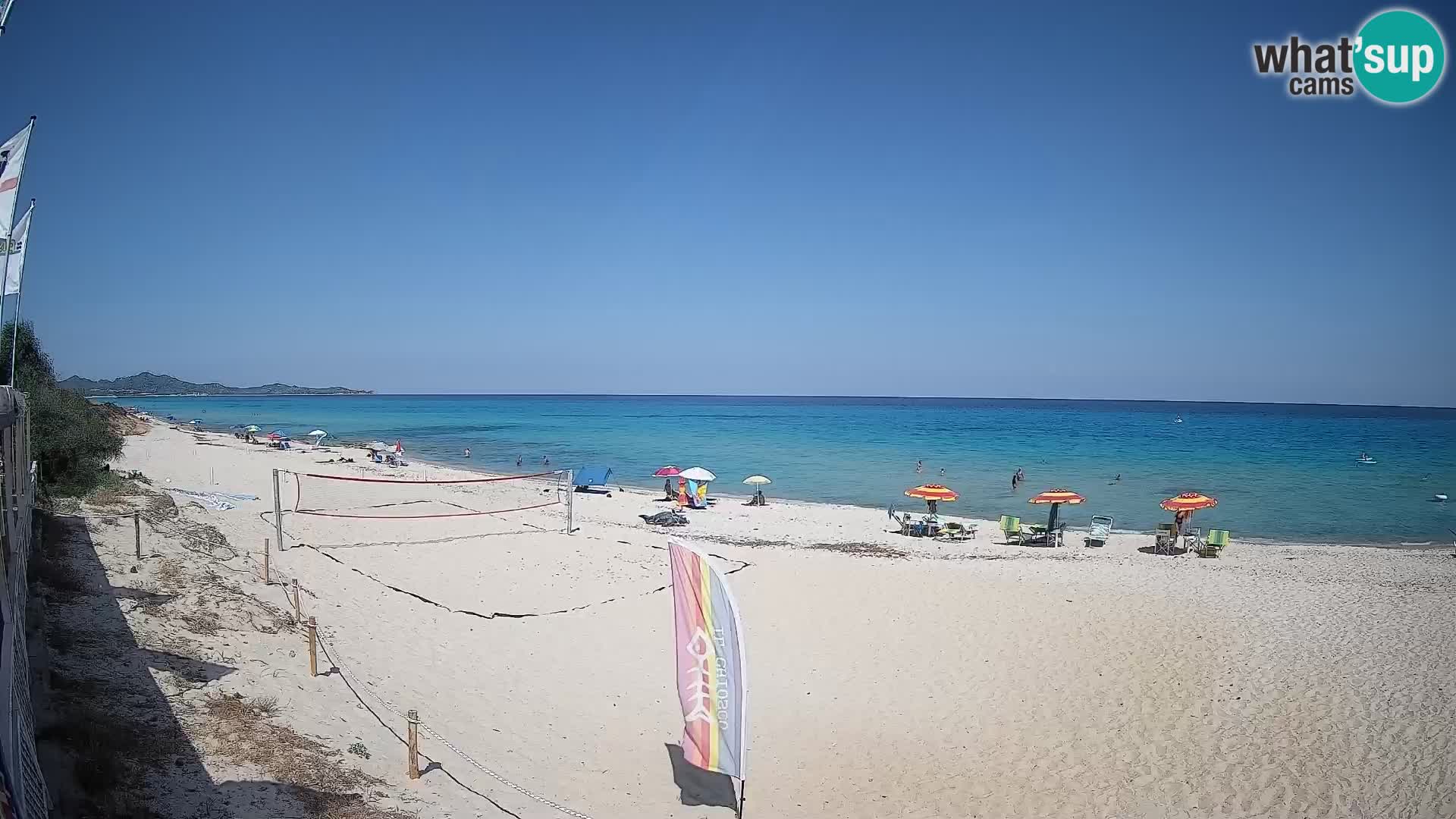 Webcam Piscina Rei – Vista en directo desde Costa Rei, Muravera