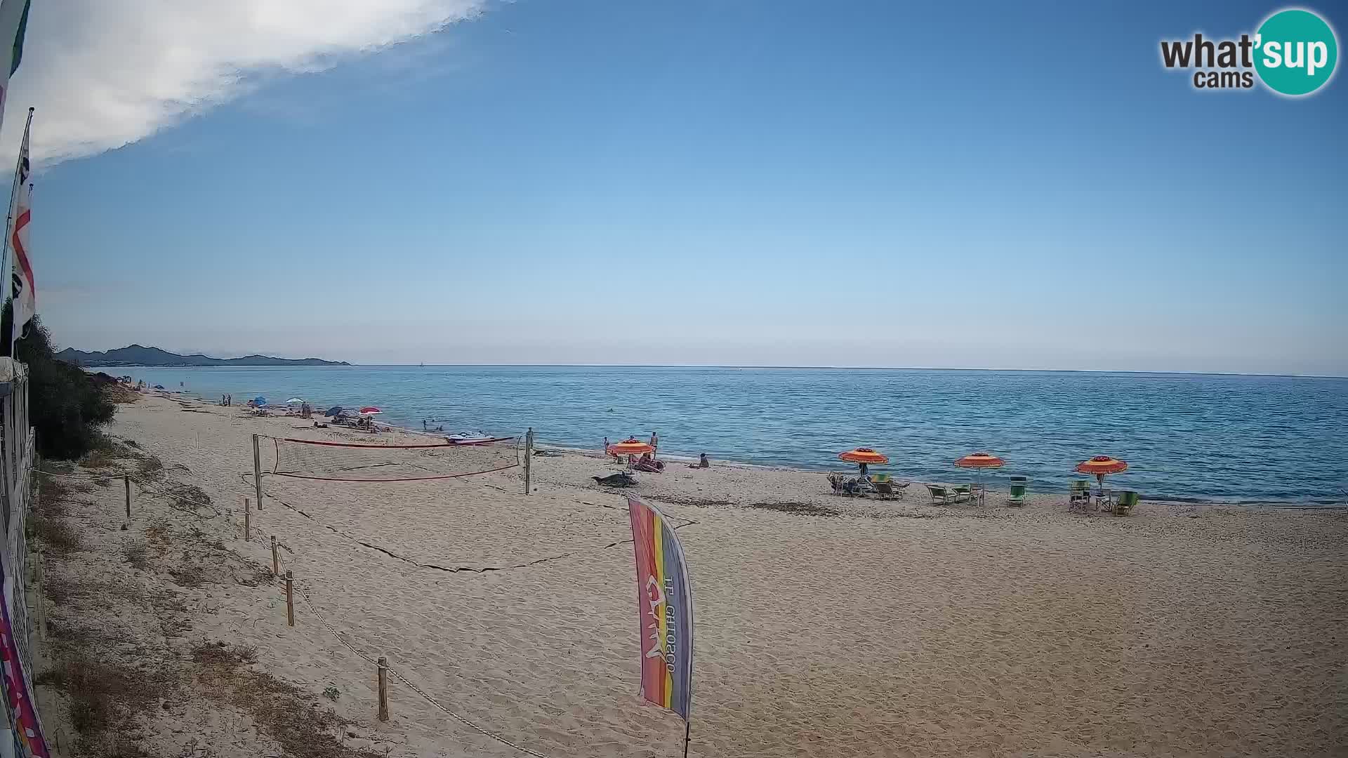 Webcam Piscina Rei – Vista live da Costa Rei, Muravera