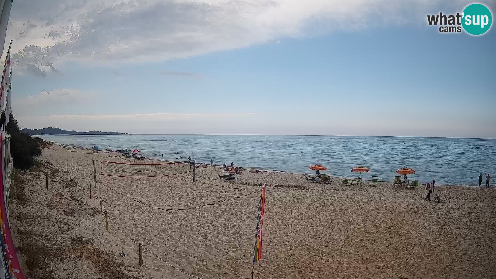 Webcam Piscina Rei – Vista live da Costa Rei, Muravera