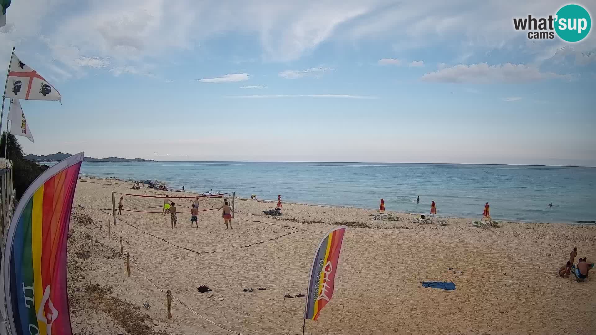 Webcam Piscina Rei – Vista live da Costa Rei, Muravera
