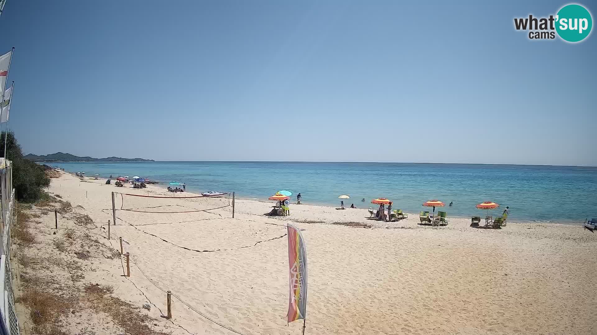 Webcam Piscina Rei – Vista live da Costa Rei, Muravera