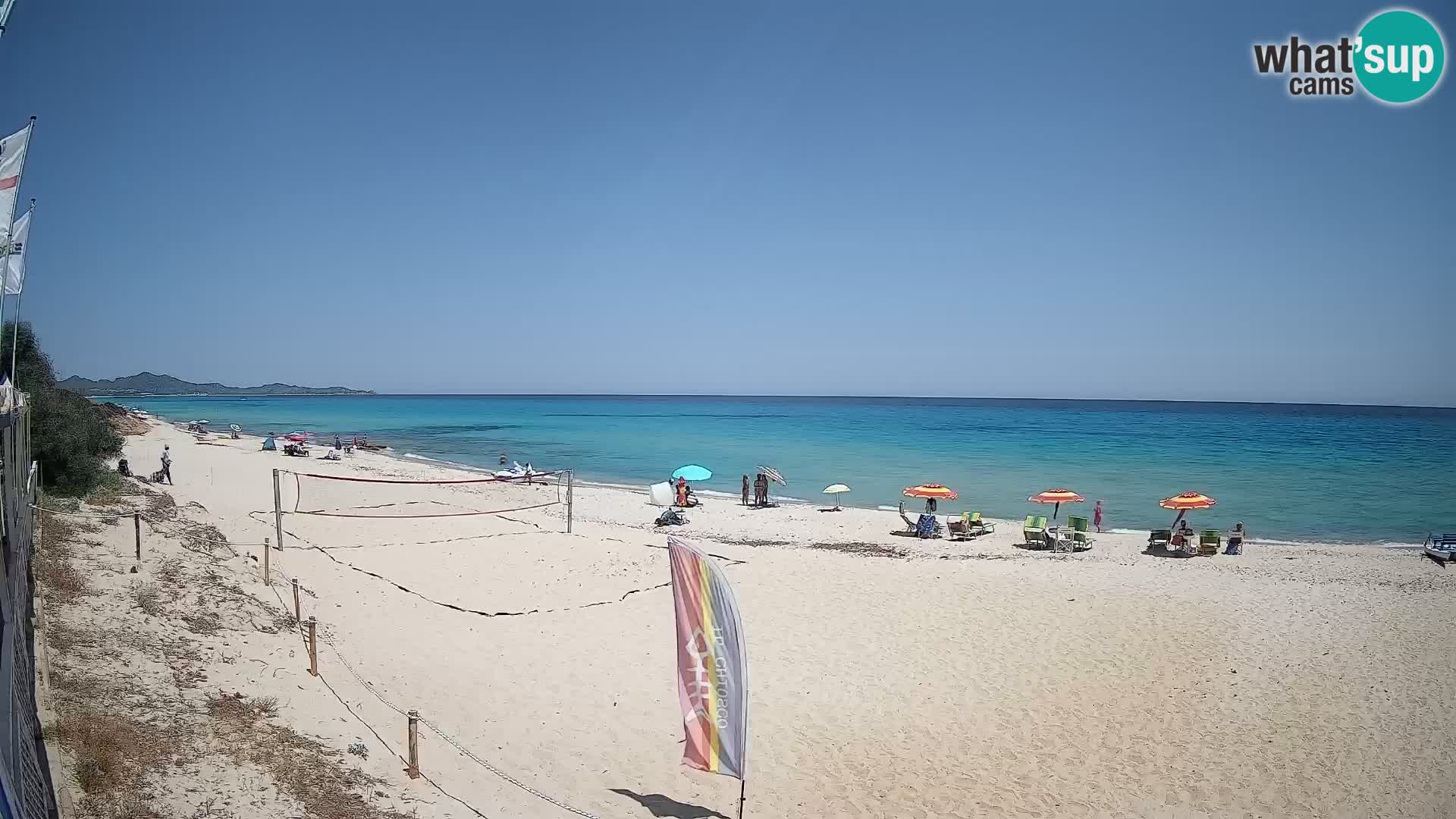 Web kamera Piscina Rei – Pogled uživo iz Costa Rei, Muravera