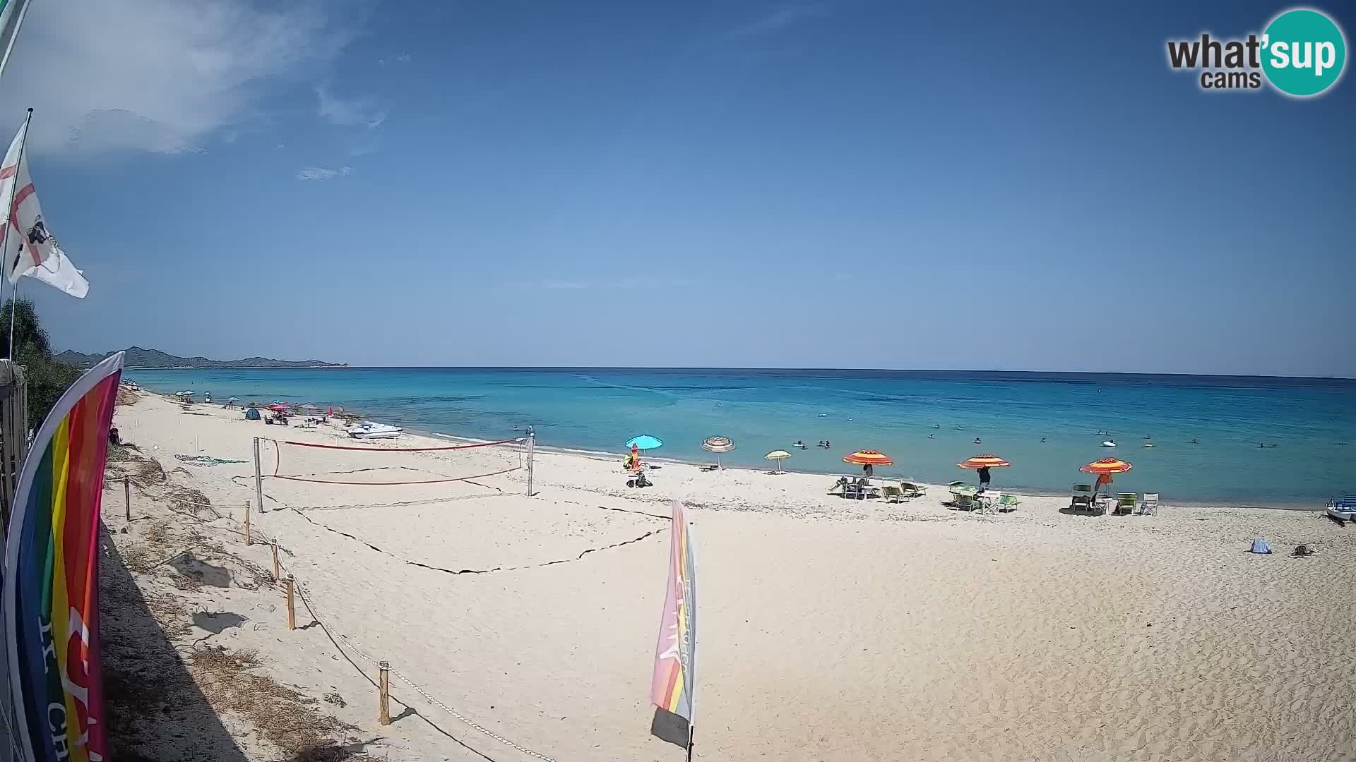 Spletna kamera Piscina Rei – Pogled v živo iz Costa Rei, Muravera