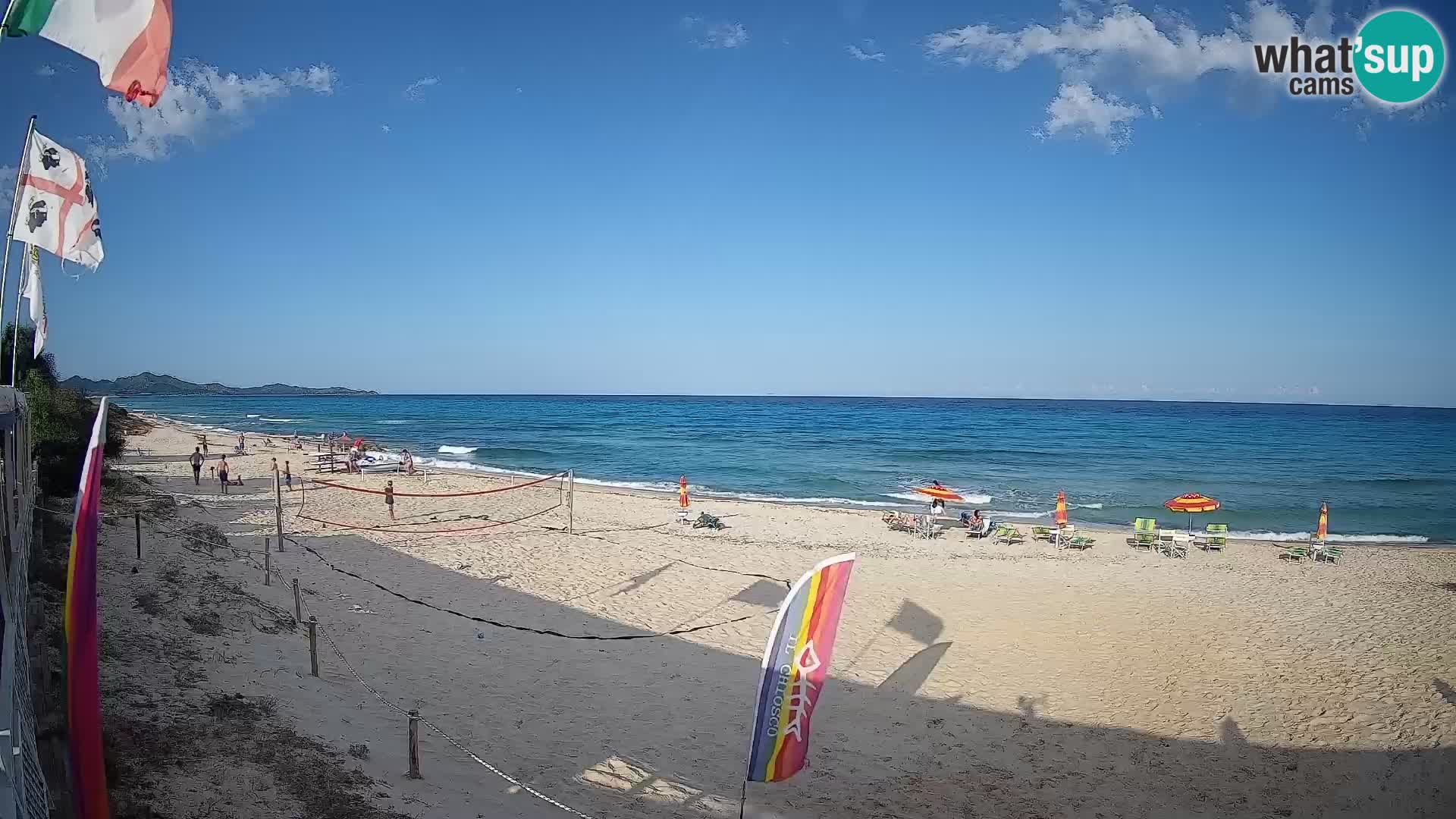Webcam Piscina Rei – Vista live da Costa Rei, Muravera