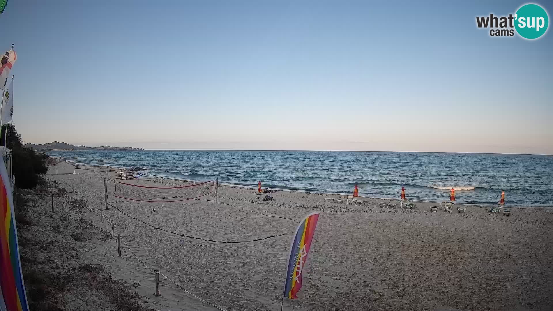 Webcam Piscina Rei – Vista live da Costa Rei, Muravera
