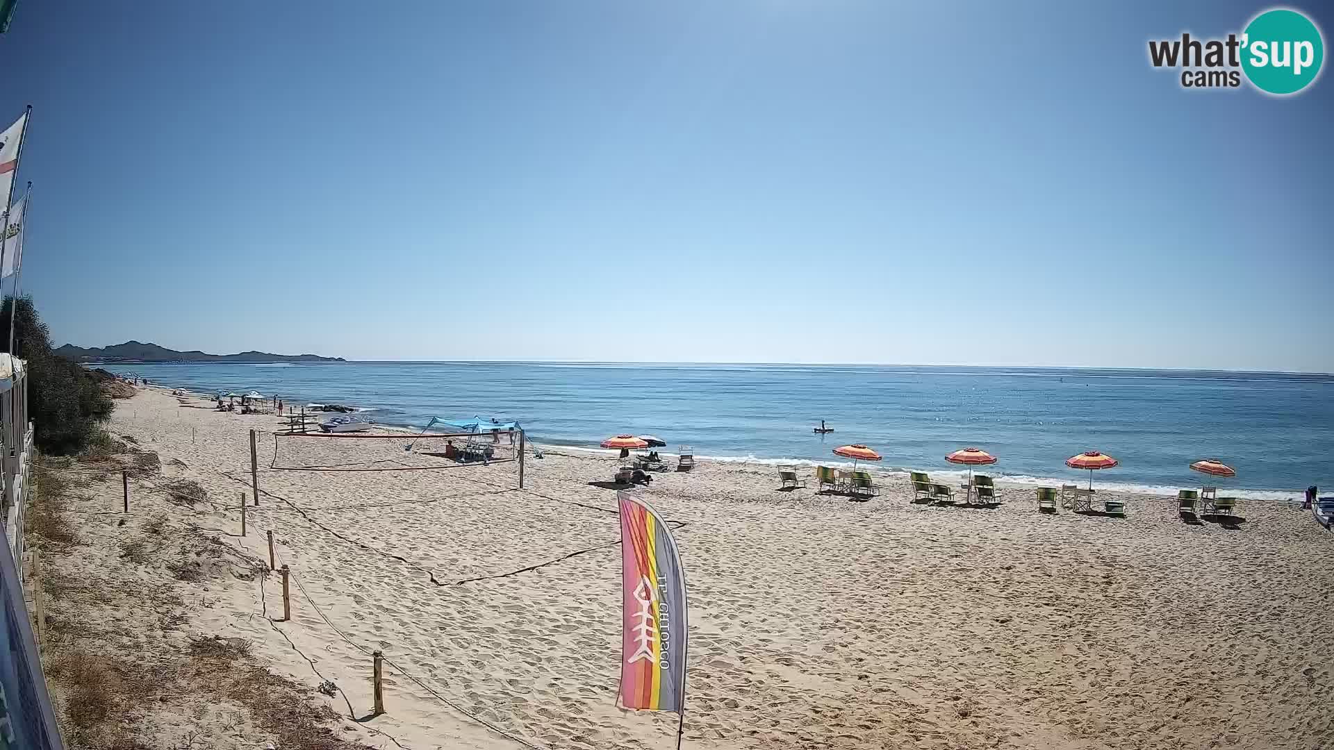 Web kamera Piscina Rei – Pogled uživo iz Costa Rei, Muravera