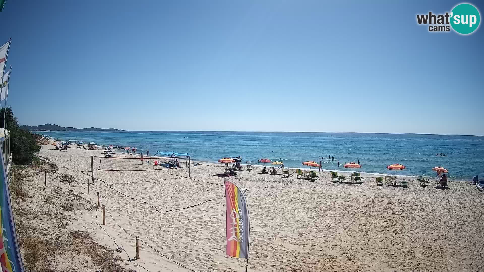 Webcam Piscina Rei – Vista en directo desde Costa Rei, Muravera