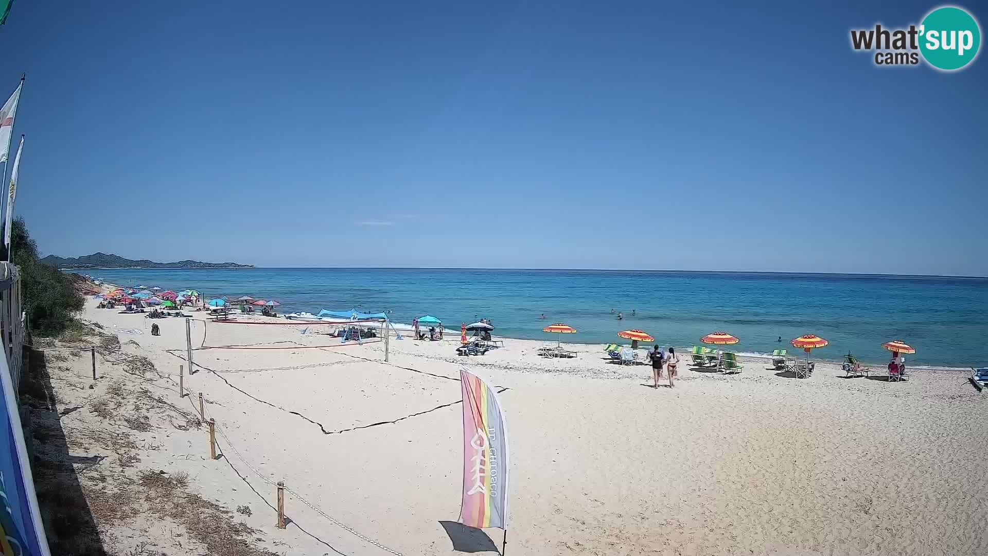 Web kamera Piscina Rei – Pogled uživo iz Costa Rei, Muravera