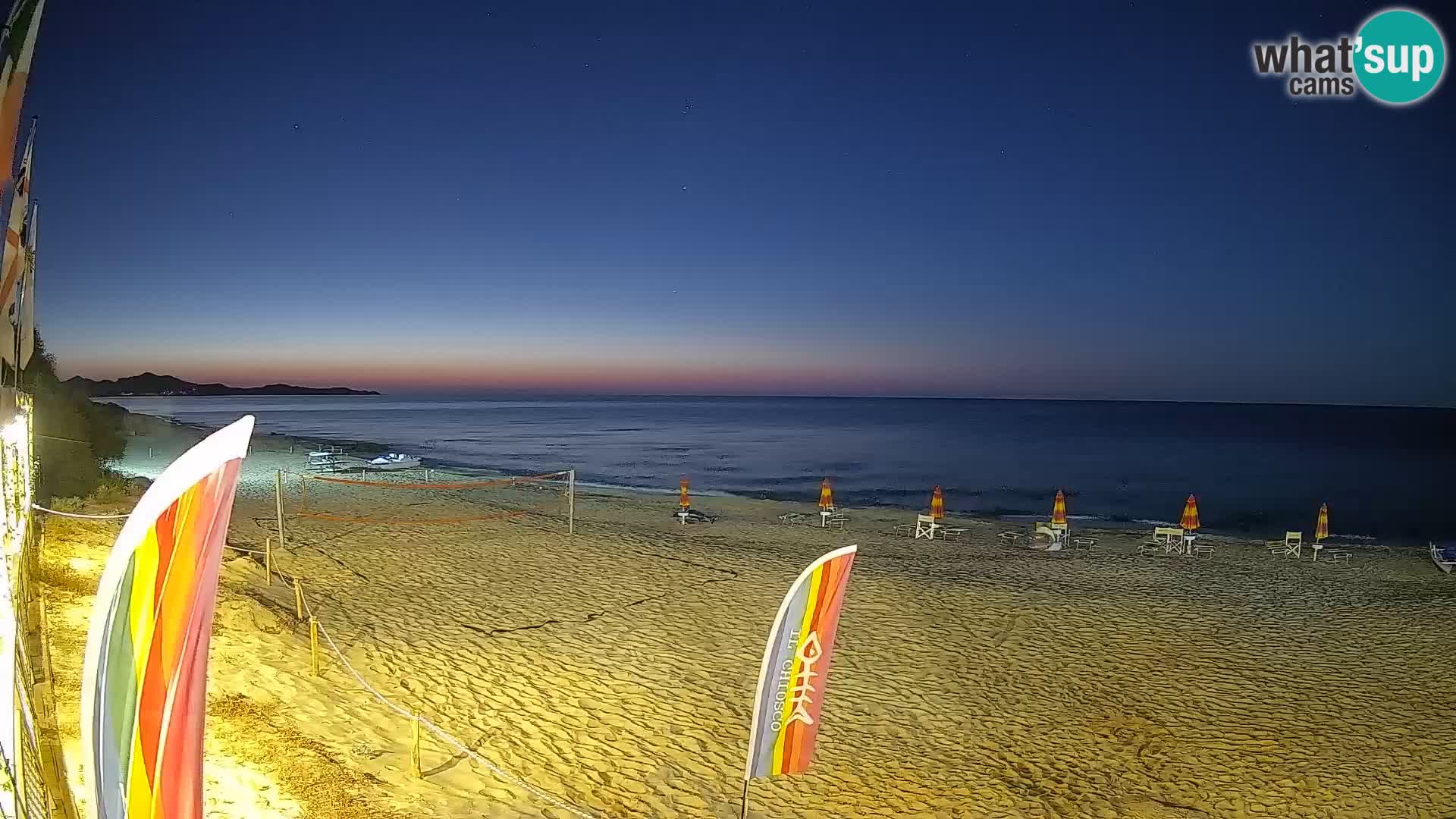 Webcam Piscina Rei – Vista en directo desde Costa Rei, Muravera