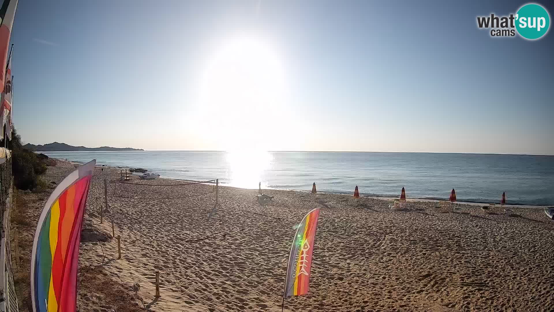 Webcam Piscina Rei – Vista live da Costa Rei, Muravera