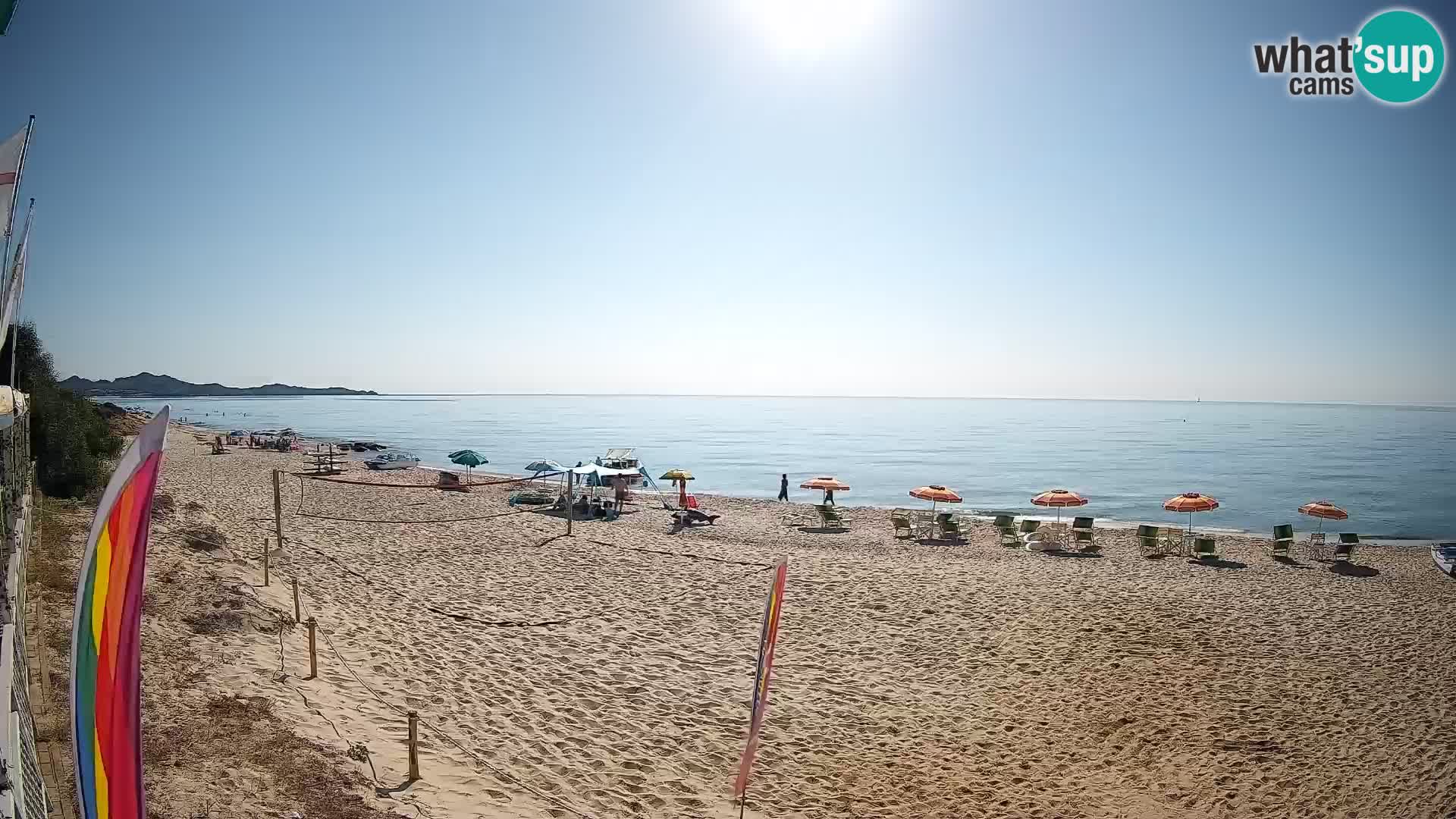 Webcam Piscina Rei – Vista live da Costa Rei, Muravera