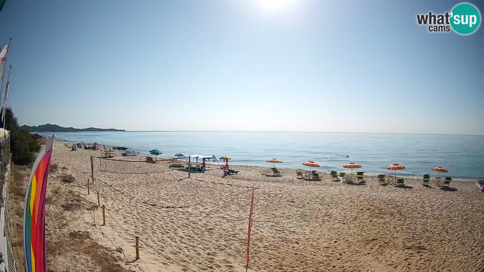 Webcam Piscina Rei – Vista en directo desde Costa Rei, Muravera