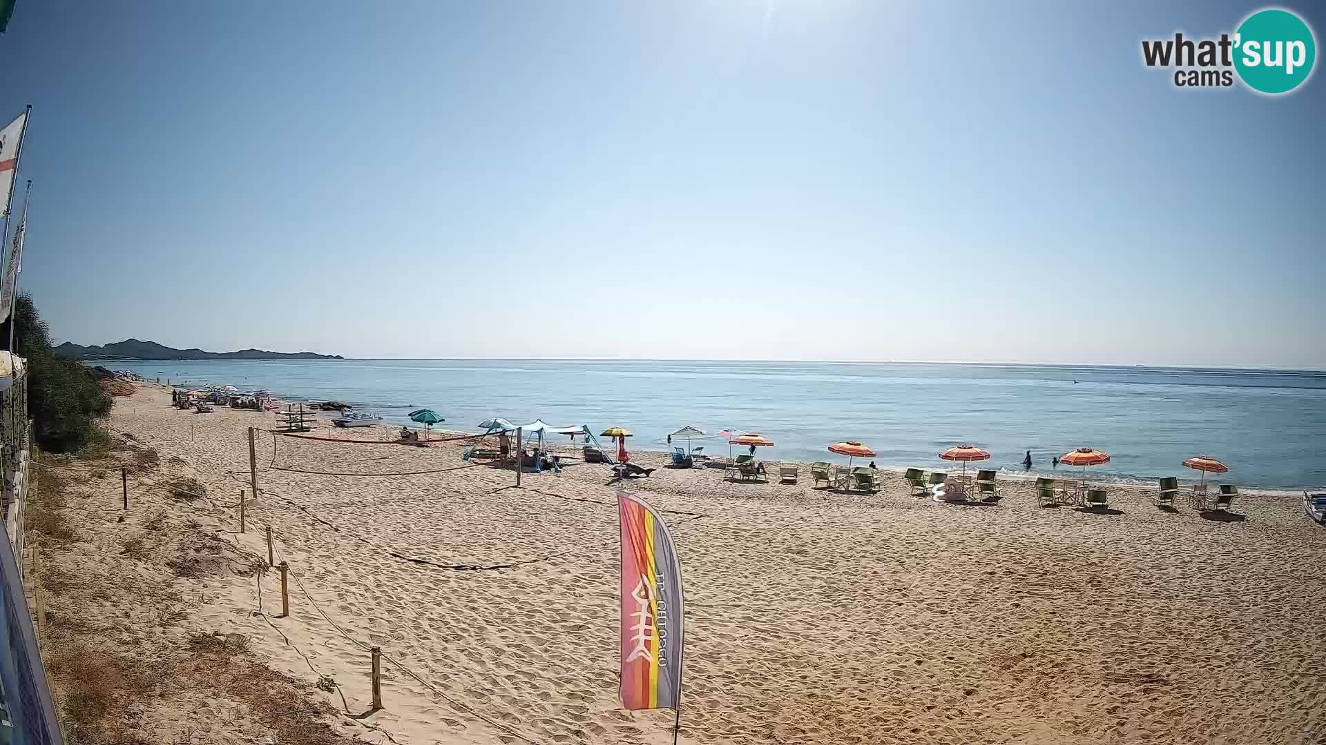 Webcam Piscina Rei – Vista live da Costa Rei, Muravera