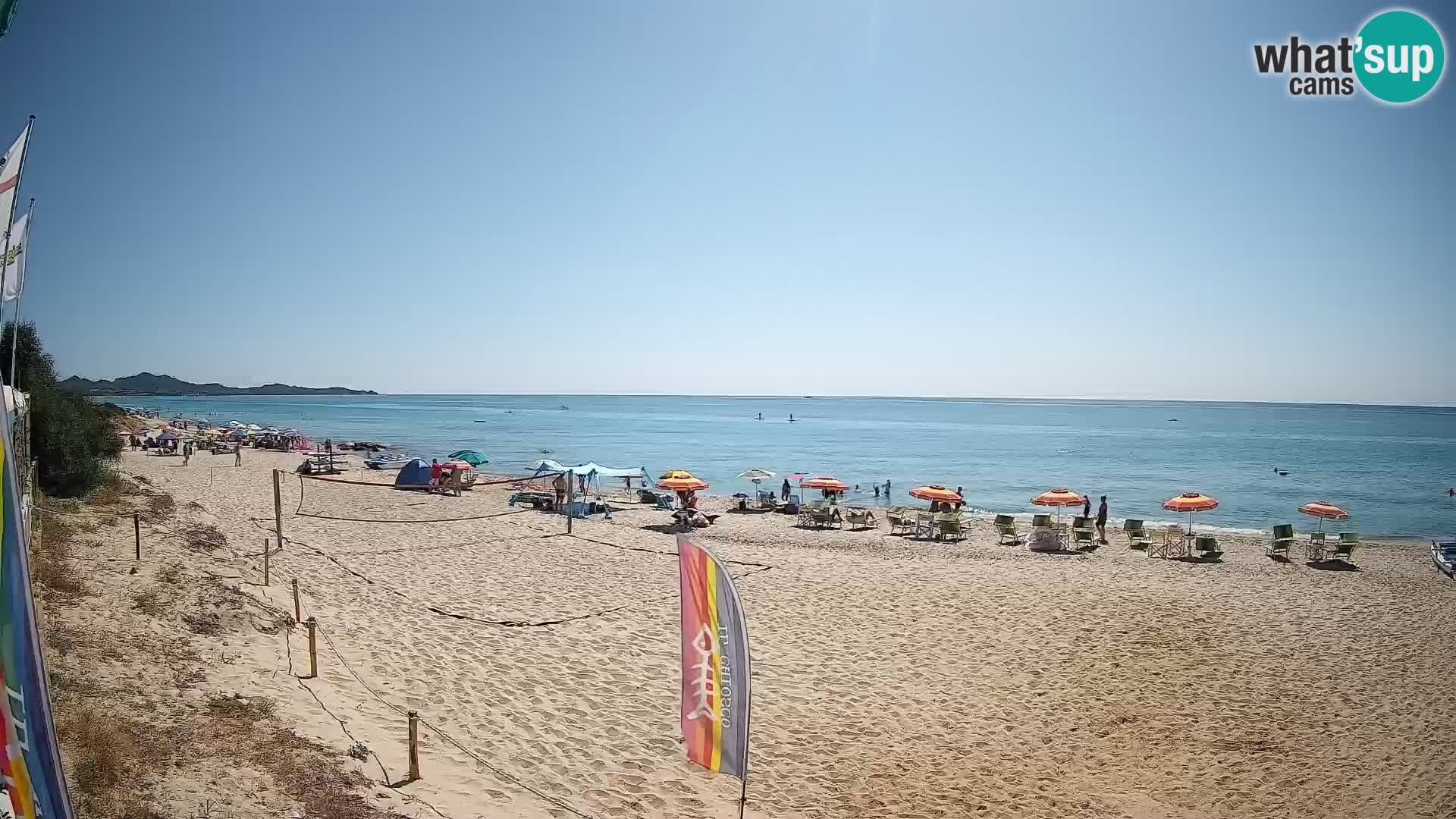 Spletna kamera Piscina Rei – Pogled v živo iz Costa Rei, Muravera