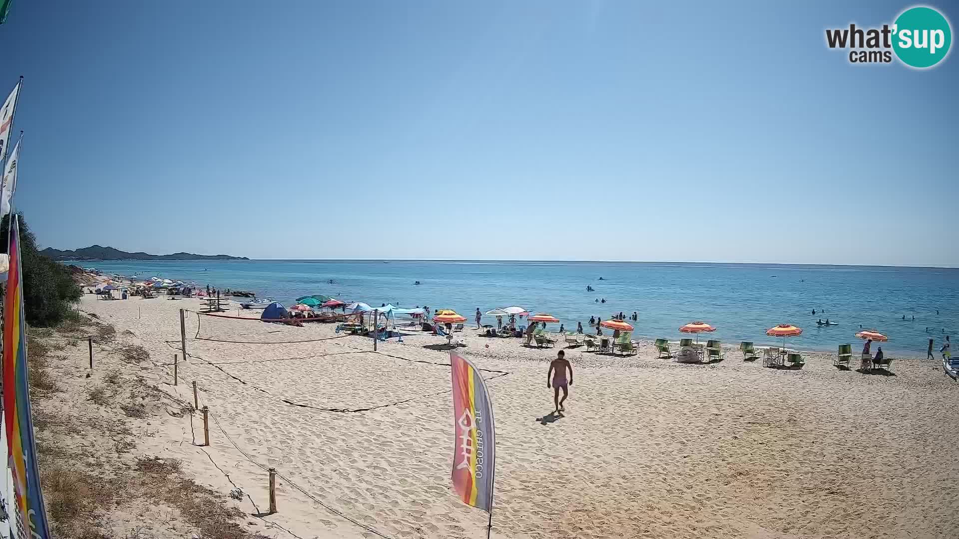 Webcam Piscina Rei – Vista live da Costa Rei, Muravera