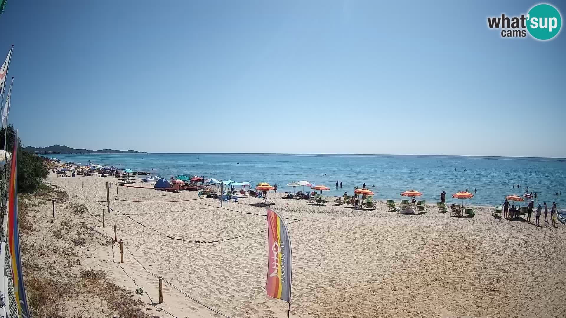 Web kamera Piscina Rei – Pogled uživo iz Costa Rei, Muravera