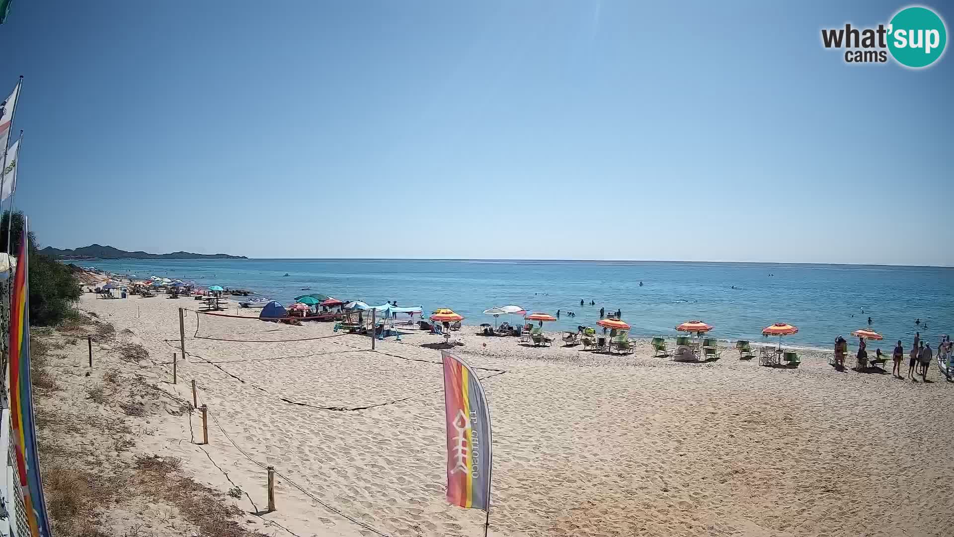 Webcam Piscina Rei – Vista en directo desde Costa Rei, Muravera
