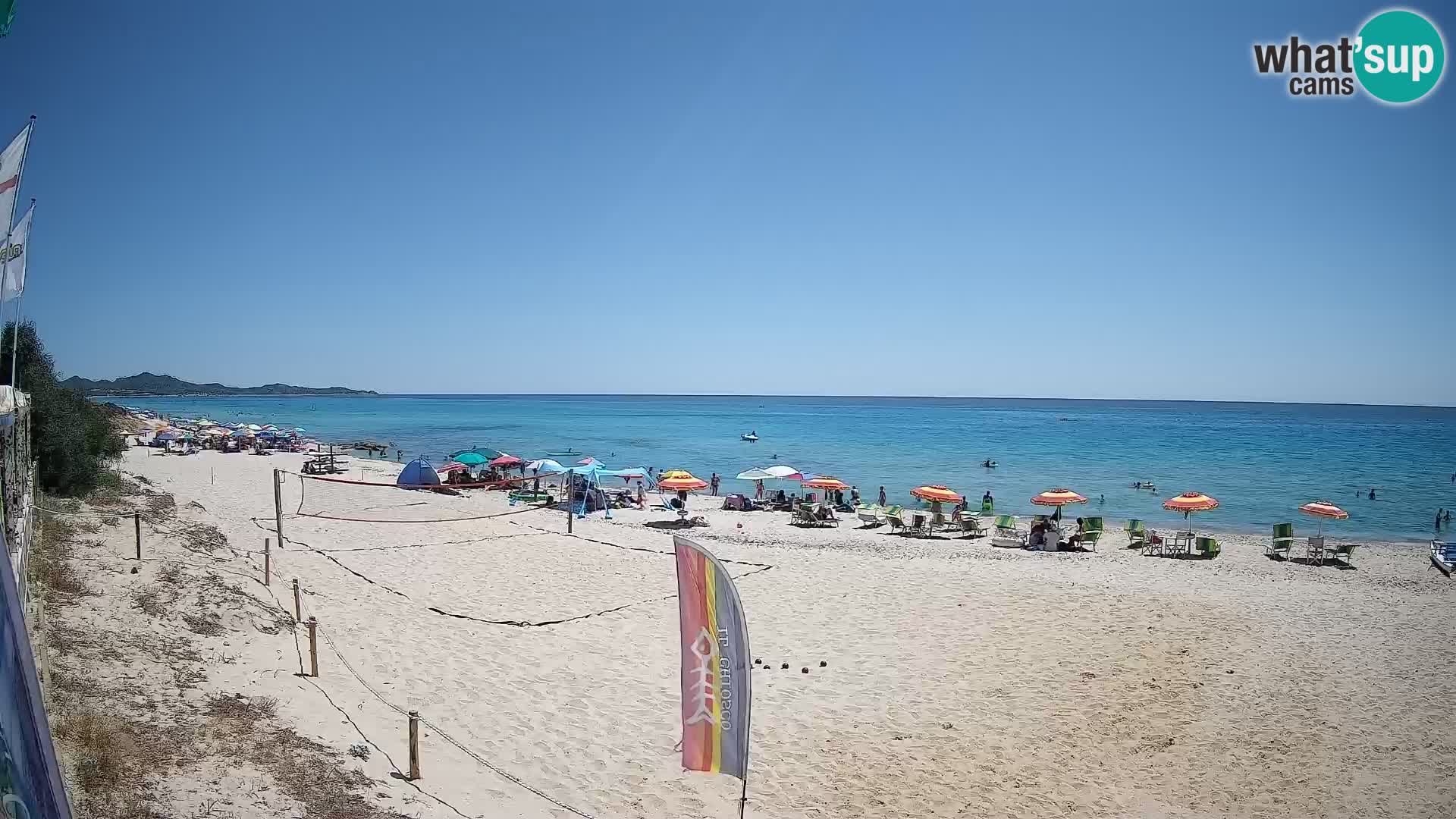 Webcam Piscina Rei – Vista live da Costa Rei, Muravera