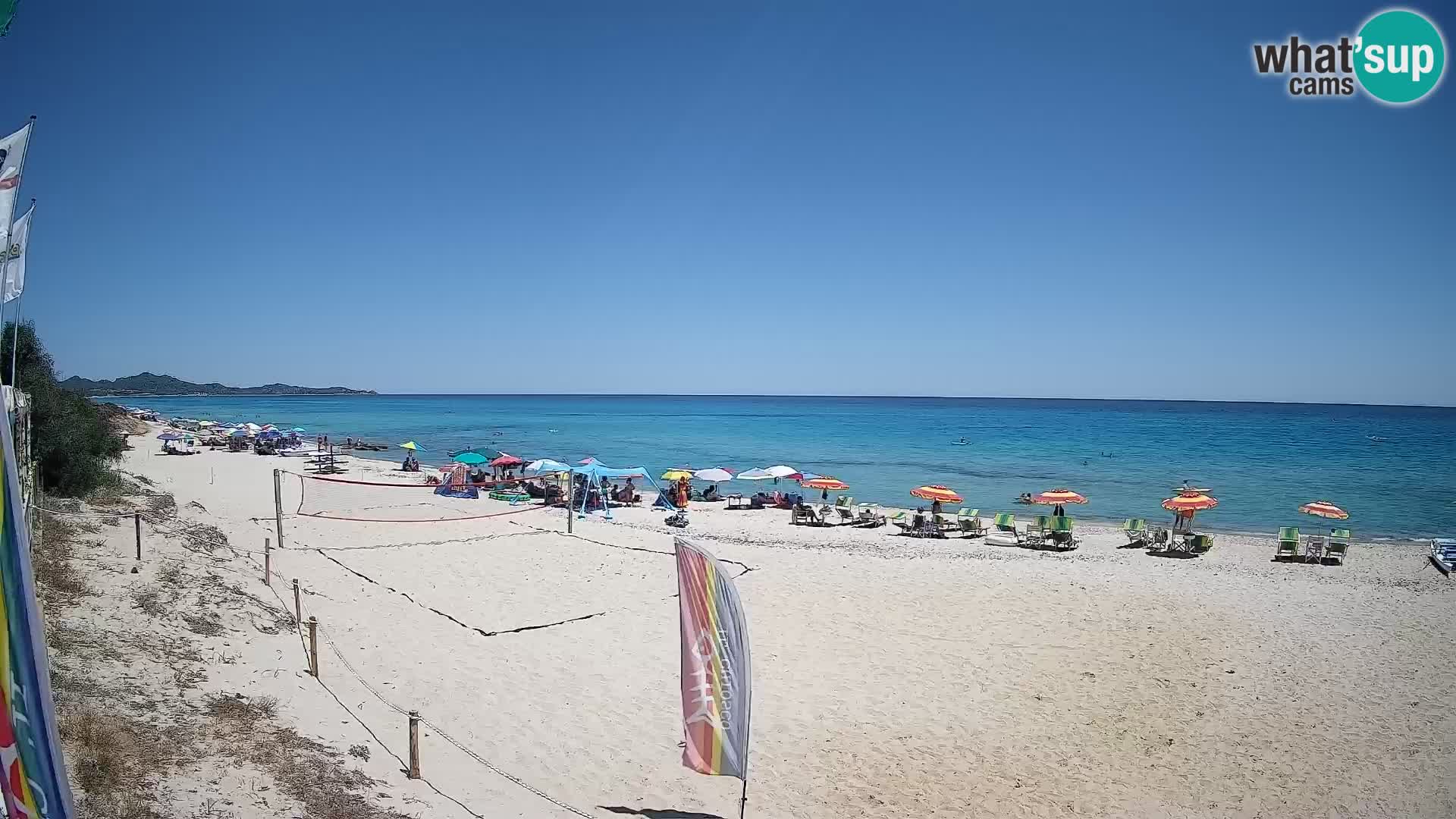 Webcam Piscina Rei – Vue en direct depuis Costa Rei, Muravera