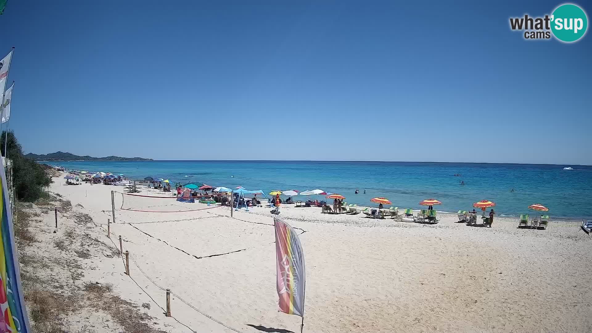 Webcam Piscina Rei – Vista en directo desde Costa Rei, Muravera
