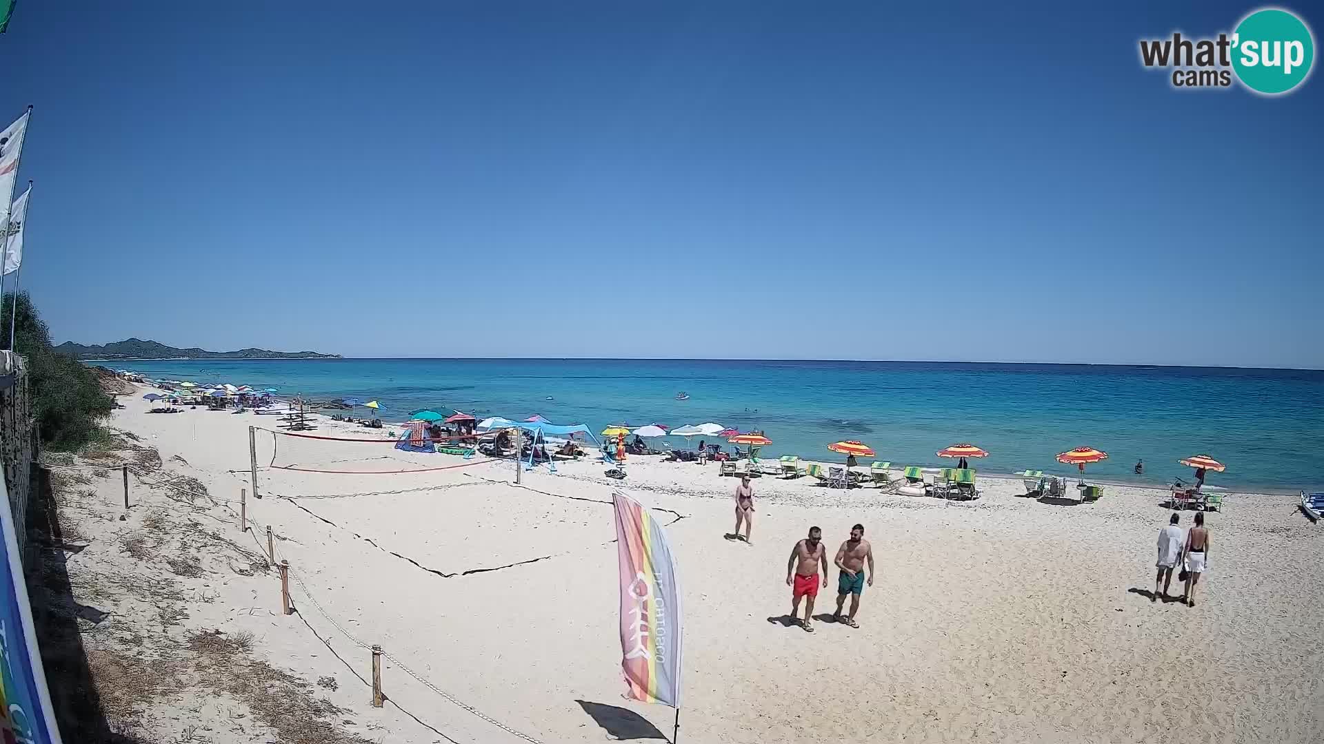 Web kamera Piscina Rei – Pogled uživo iz Costa Rei, Muravera